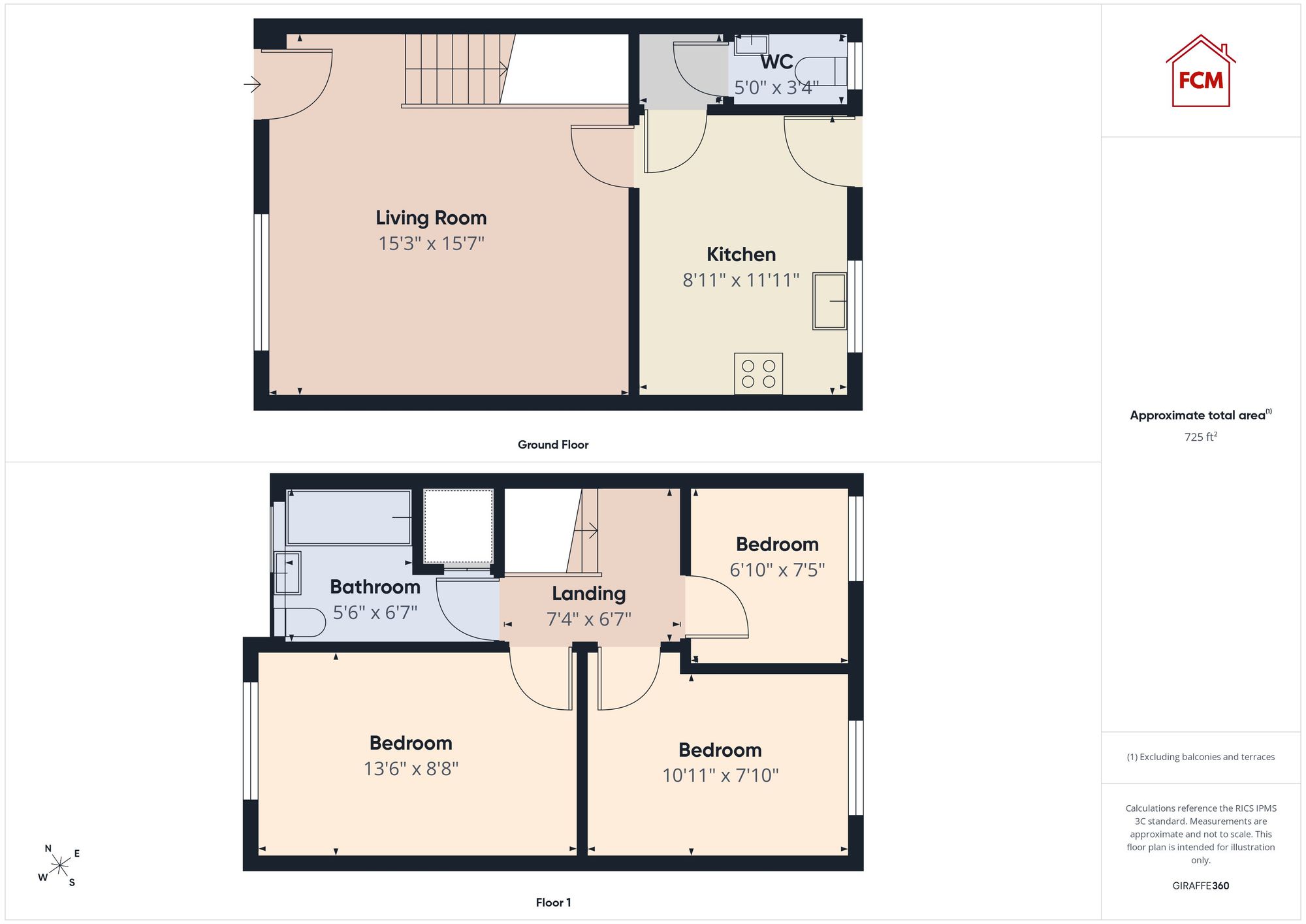 1 Martin Way Lindow Street, Frizington floorplan