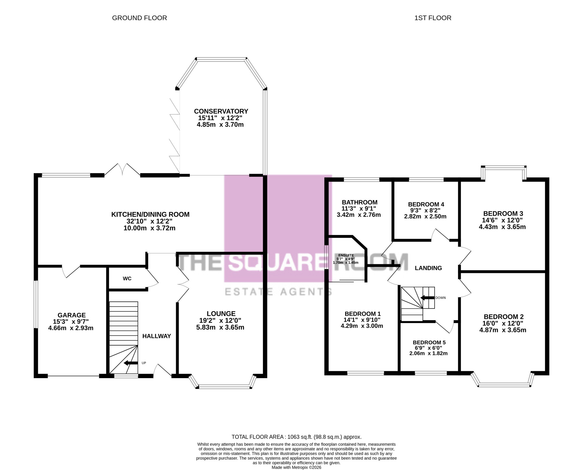 47, Birch Avenue, Cleveleys floorplan