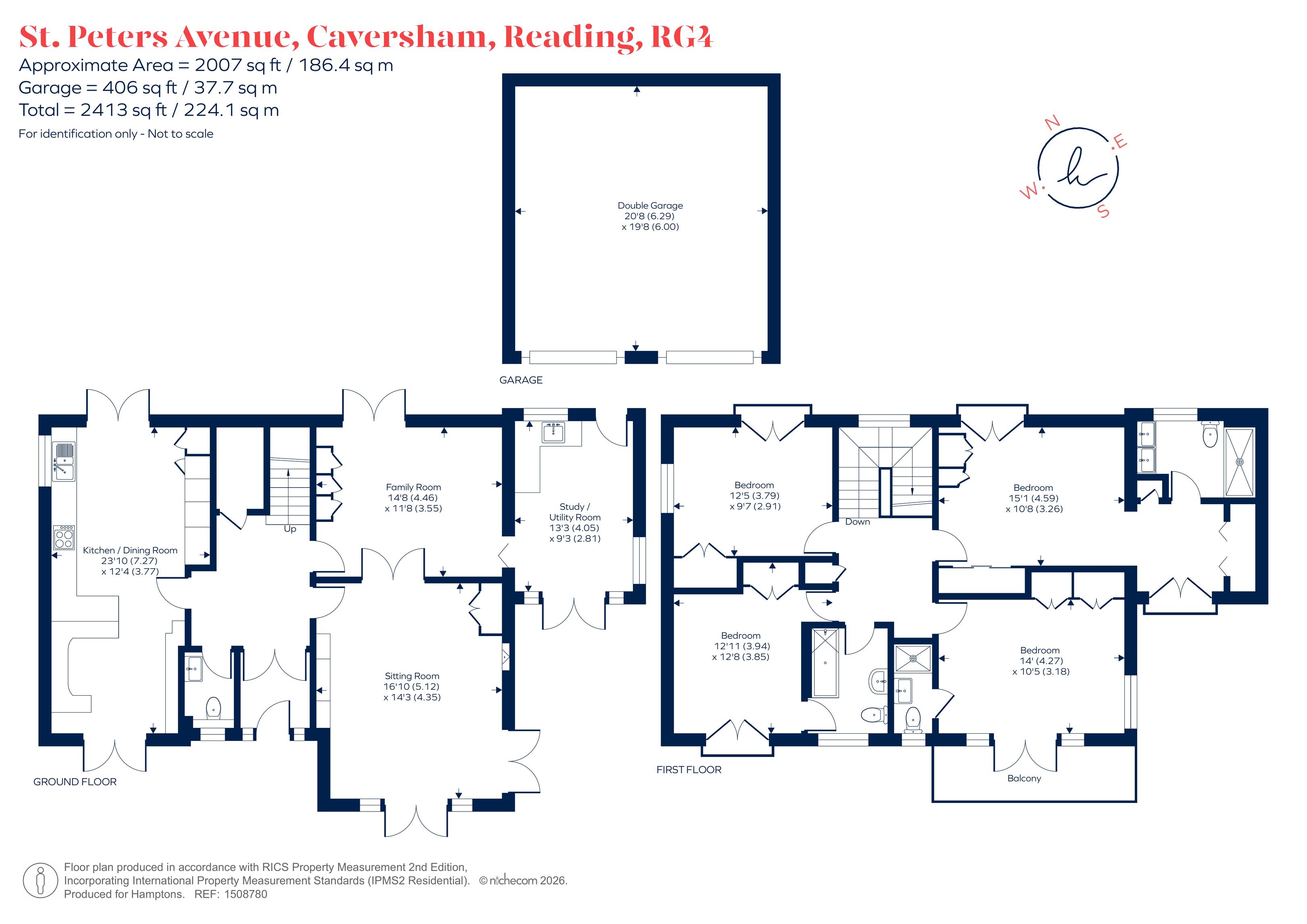 10, St. Peters Avenue, Reading floorplan