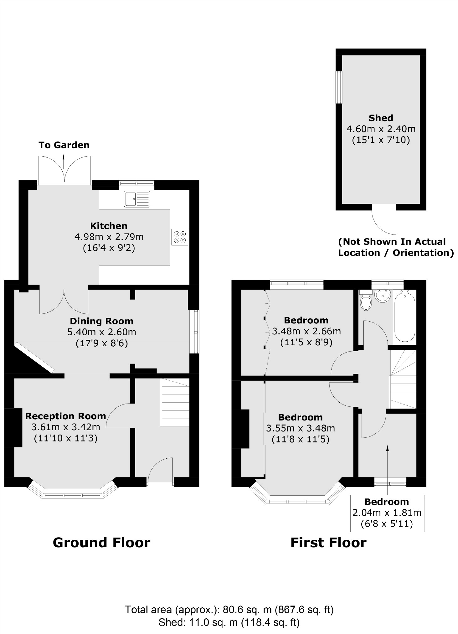 14, Ashdale Road, London floorplan