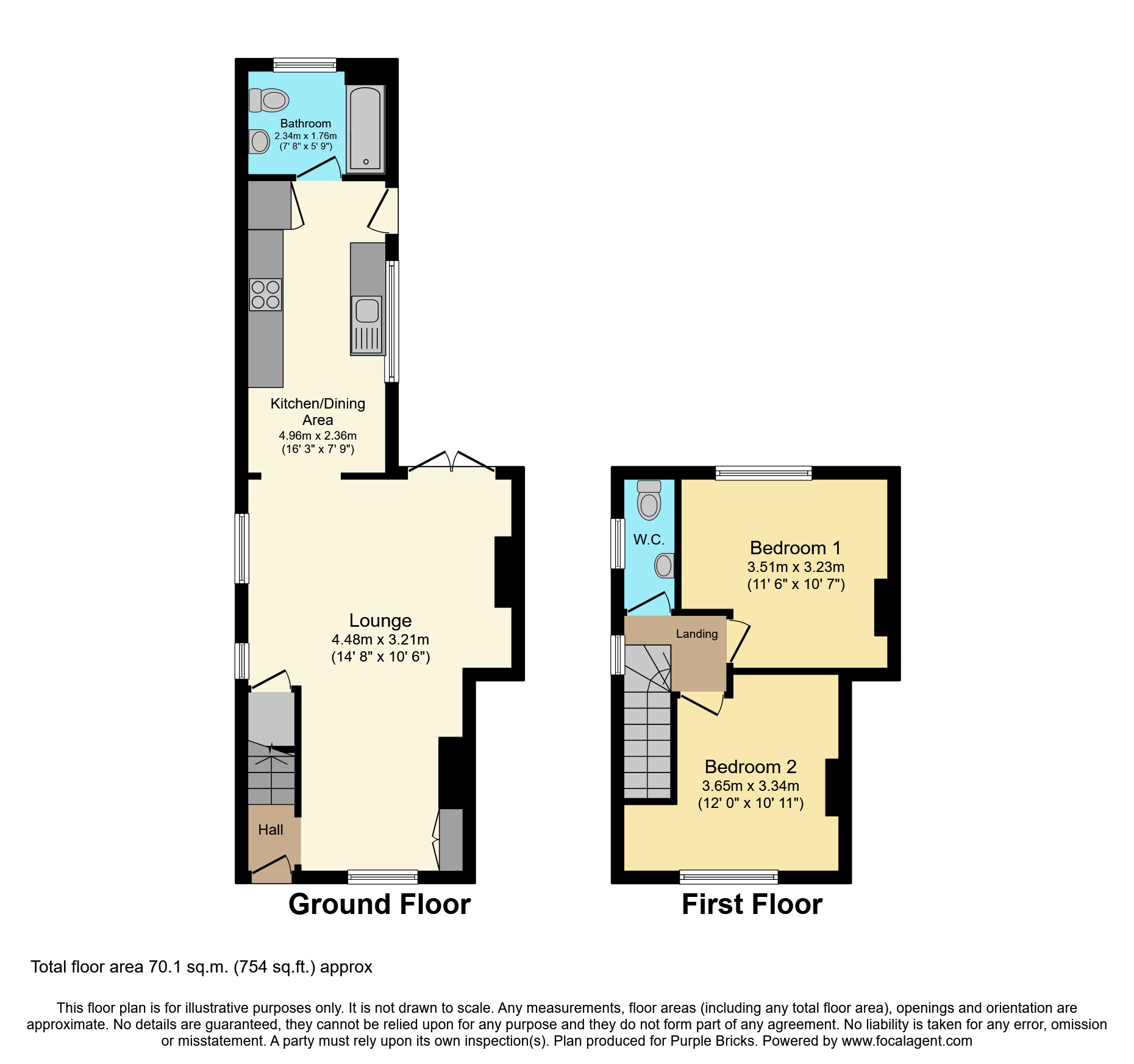 Stourbridge Road, Kidderminster DY10, 2 bedroom semidetached house for