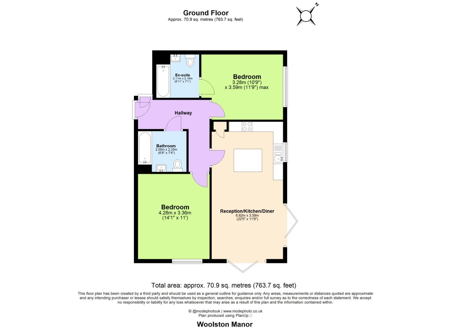 11 Woolston Manor, Abridge Road, Chigwell floorplan