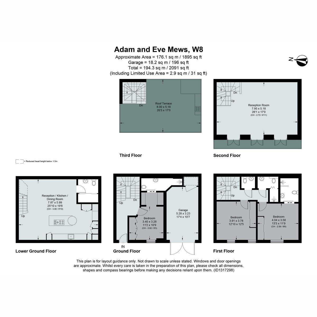 40, Adam and Eve Mews, London floorplan