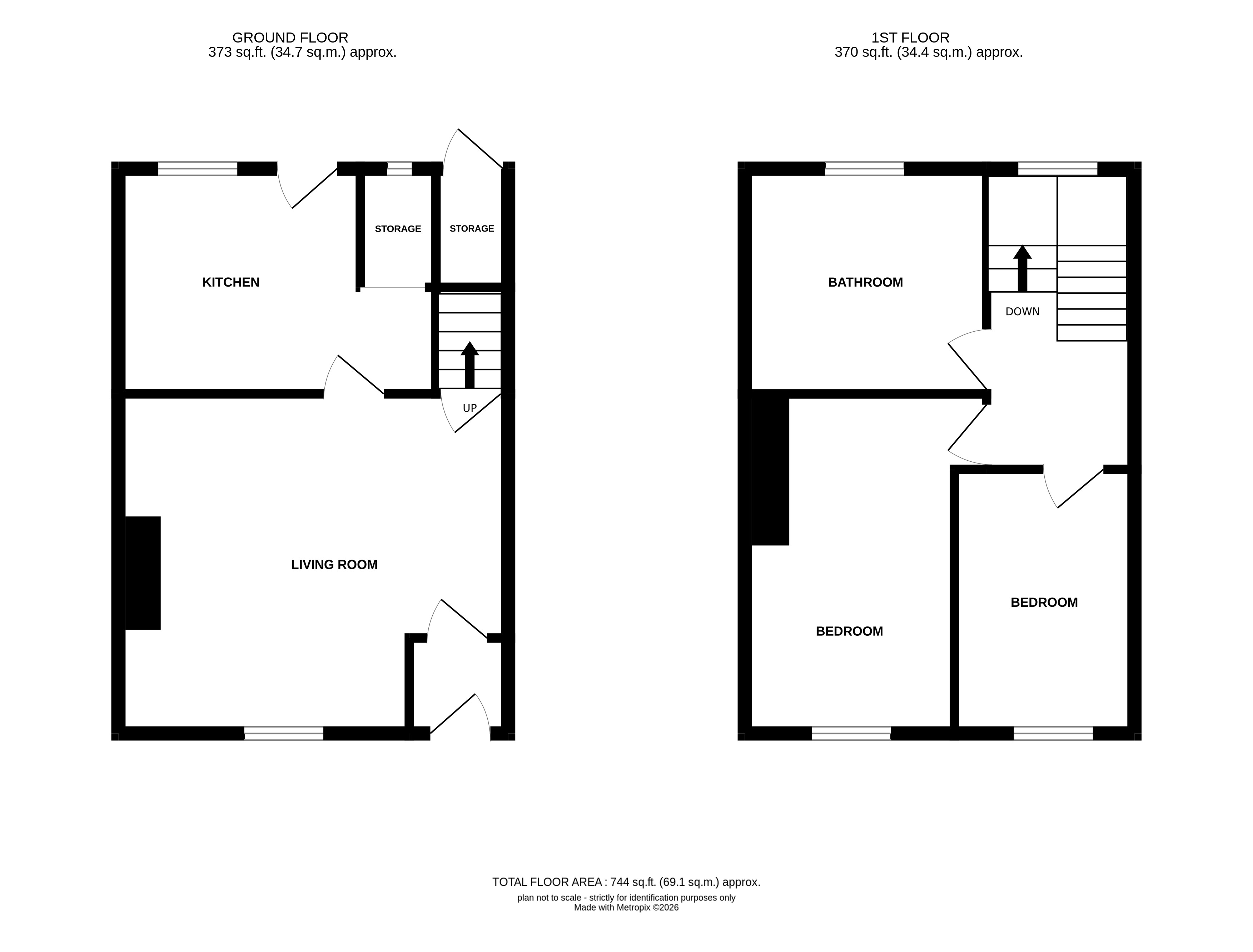 7, Street Houses, Skipton floorplan