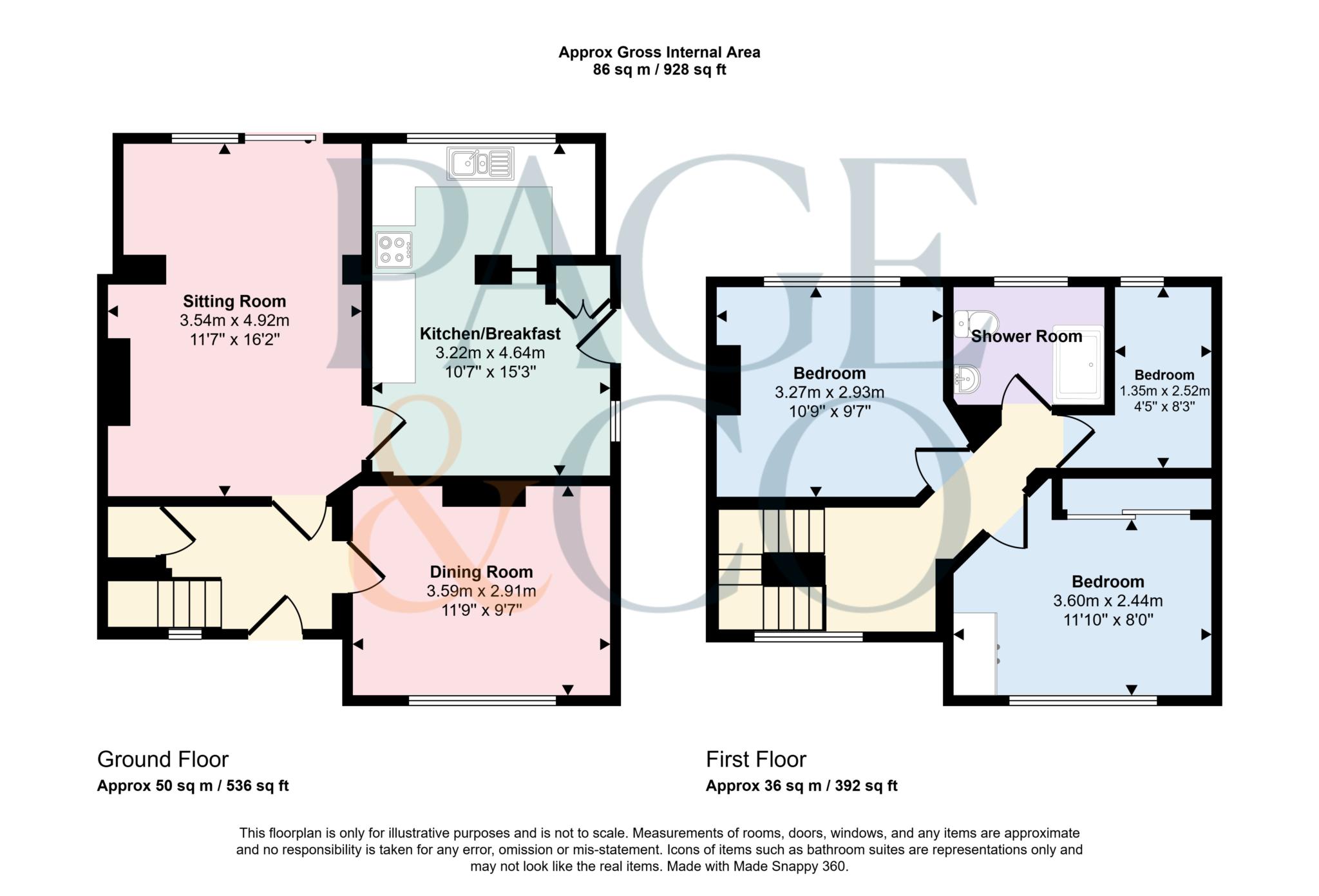 54, New House Lane, Canterbury floorplan