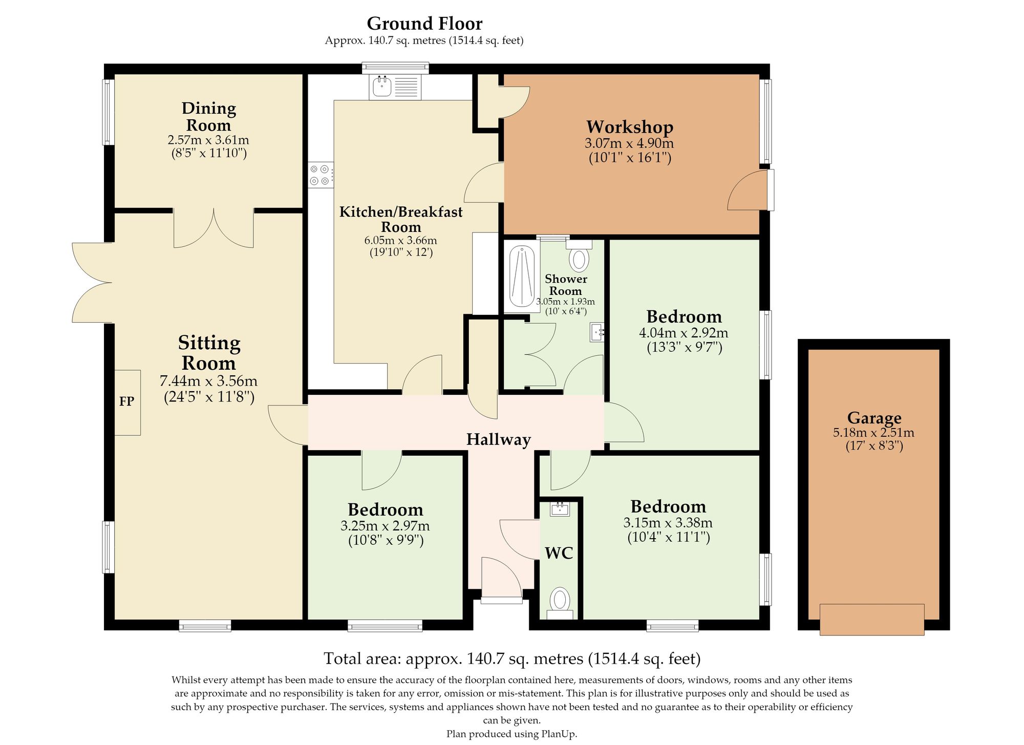 6 Letton Close, Thetford floorplan