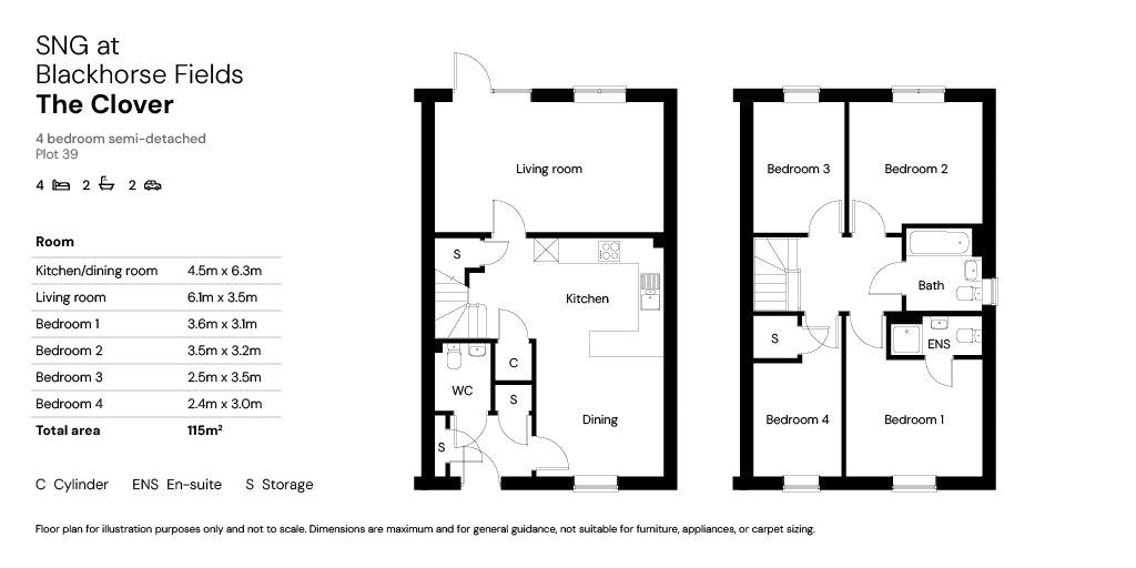 Blackhorse, Devon floorplan