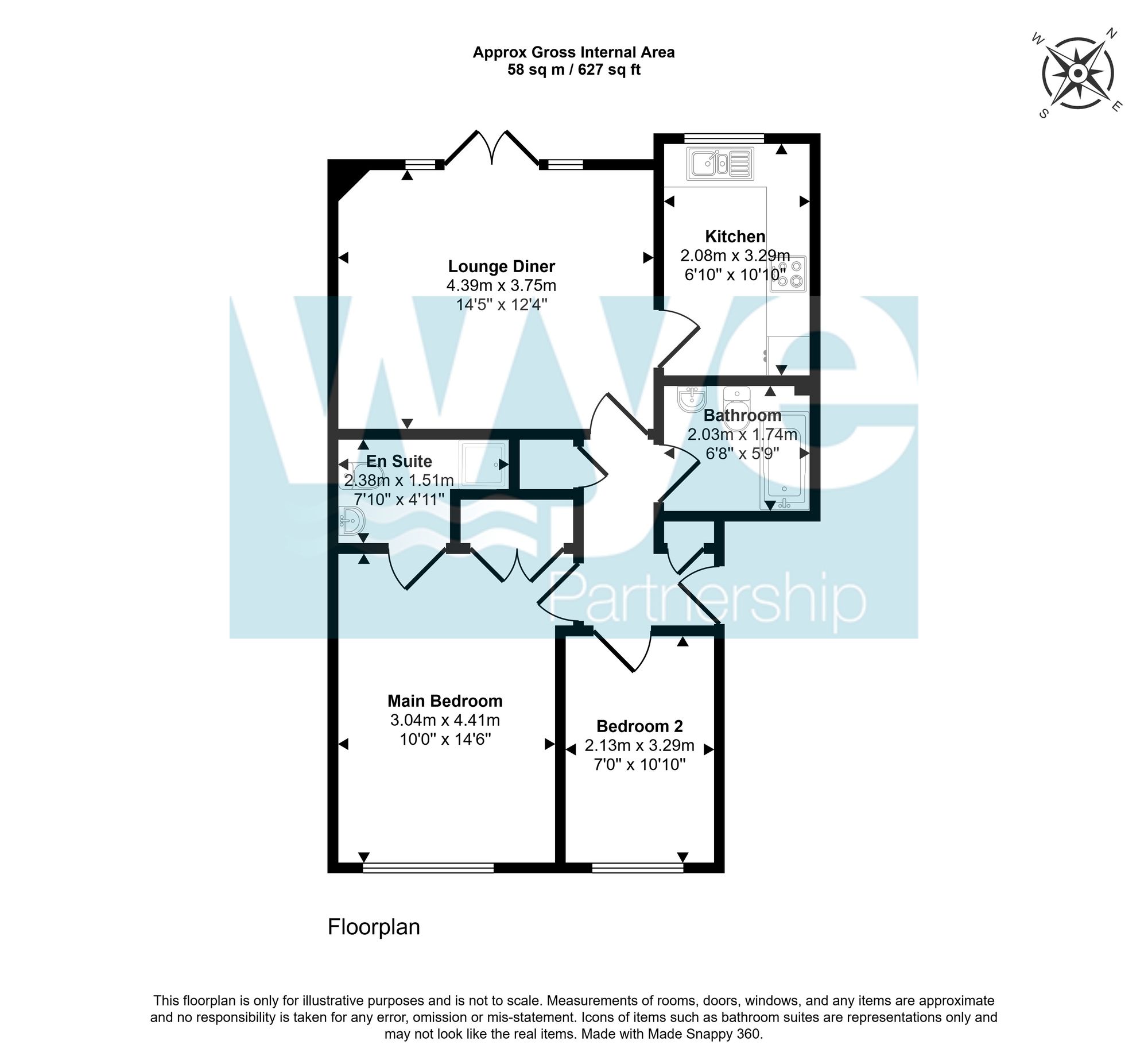 6 Hazlemere Court Amersham Road, High Wycombe floorplan