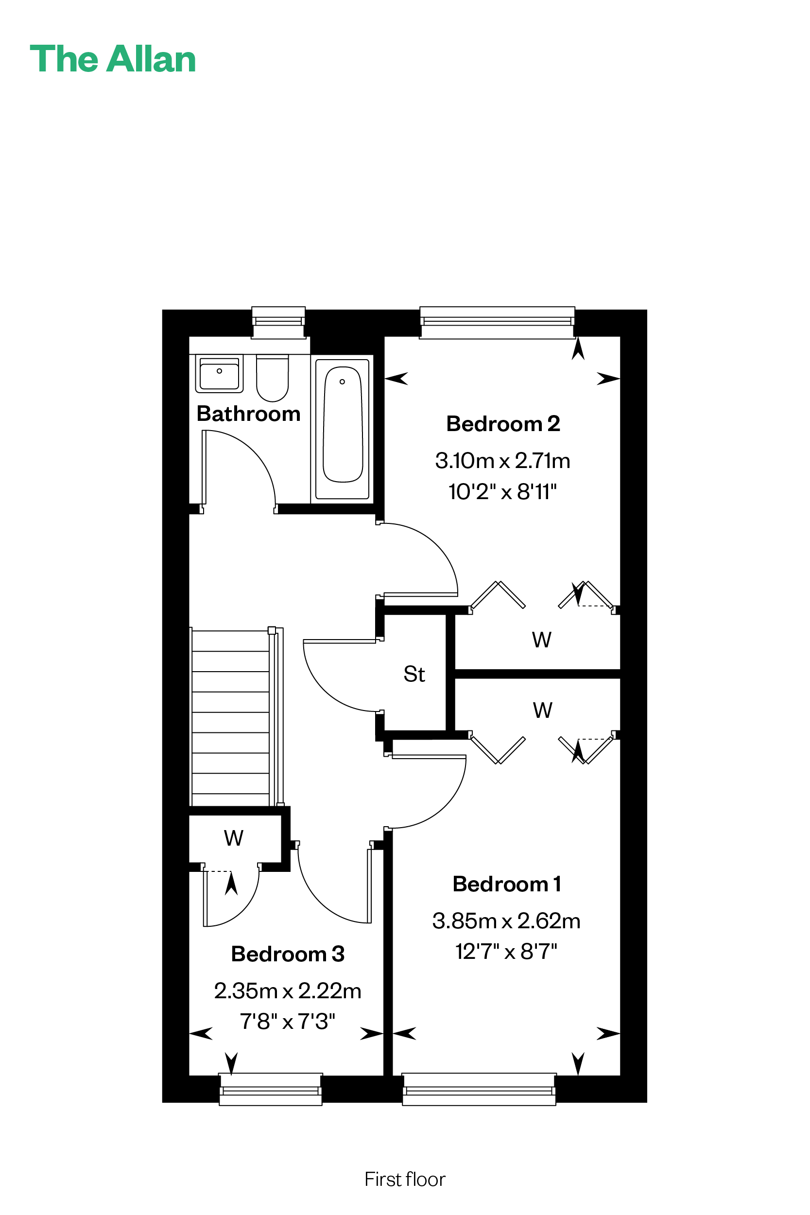 Off Charlesfield Road, Livingston, Eh54 7Gw floorplan
