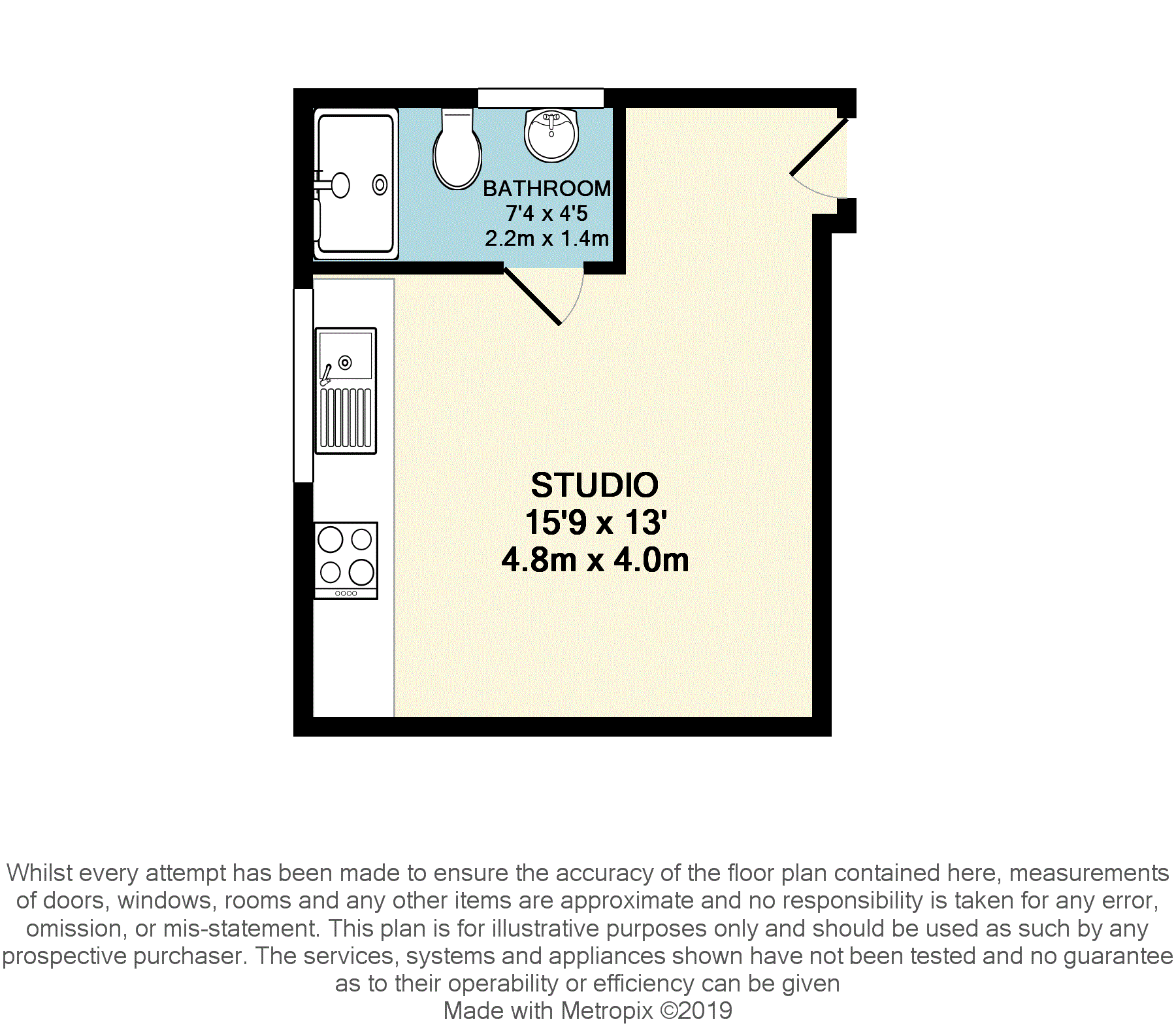 0 Bedrooms Studio to rent in South Street, Eastbourne BN21