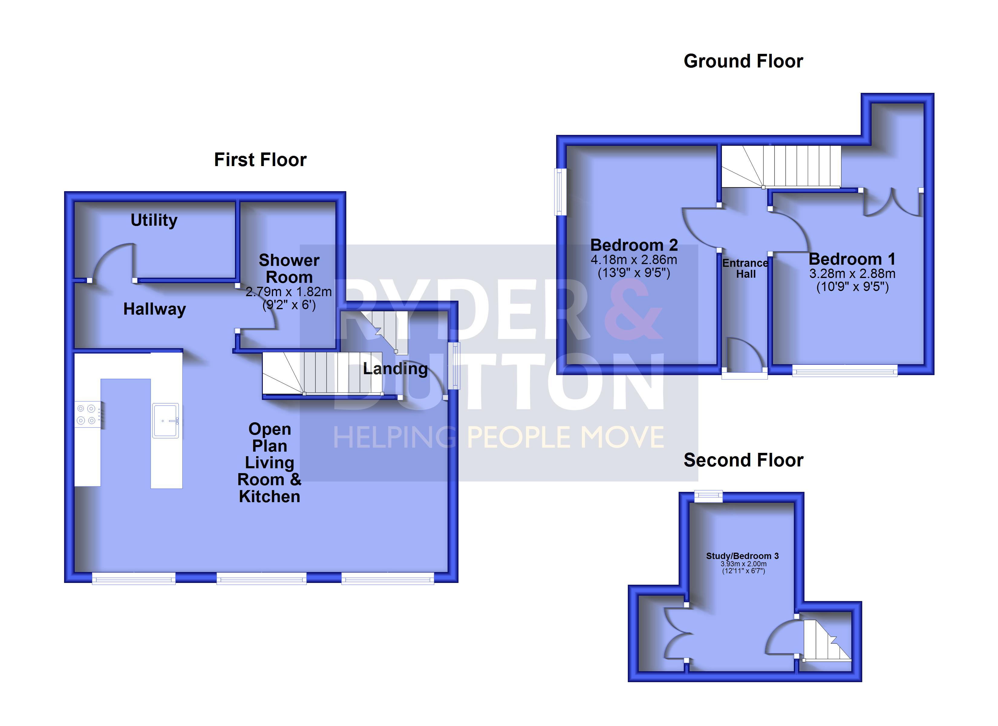 34, Station Road, West Yorkshire floorplan