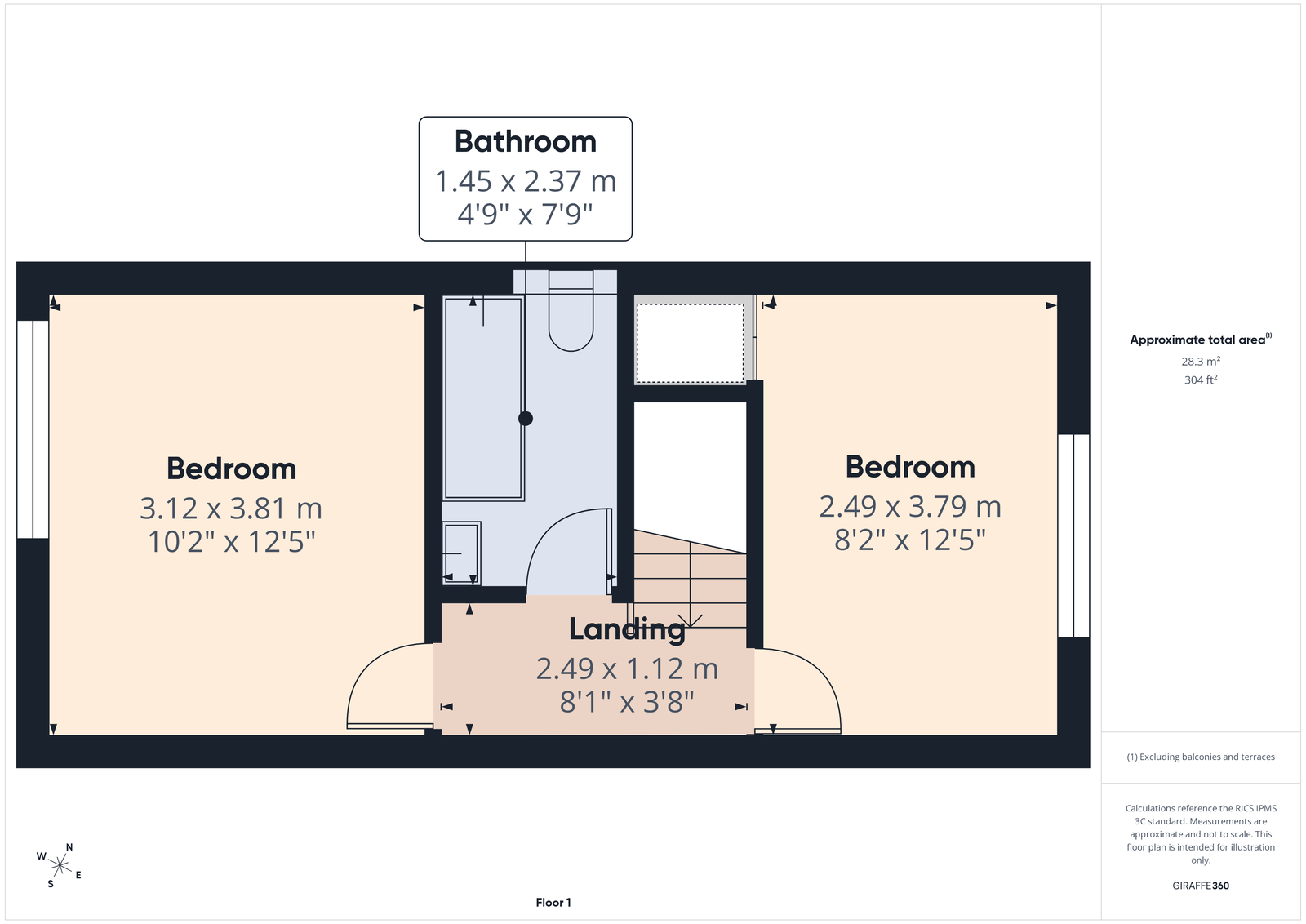 29, Wyre Close, Paignton floorplan