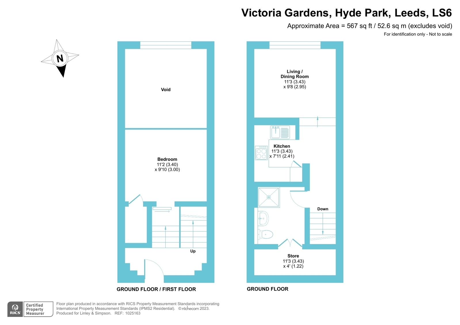 Flat 21, The Old School House, 5, Victoria Gardens, Leeds floorplan