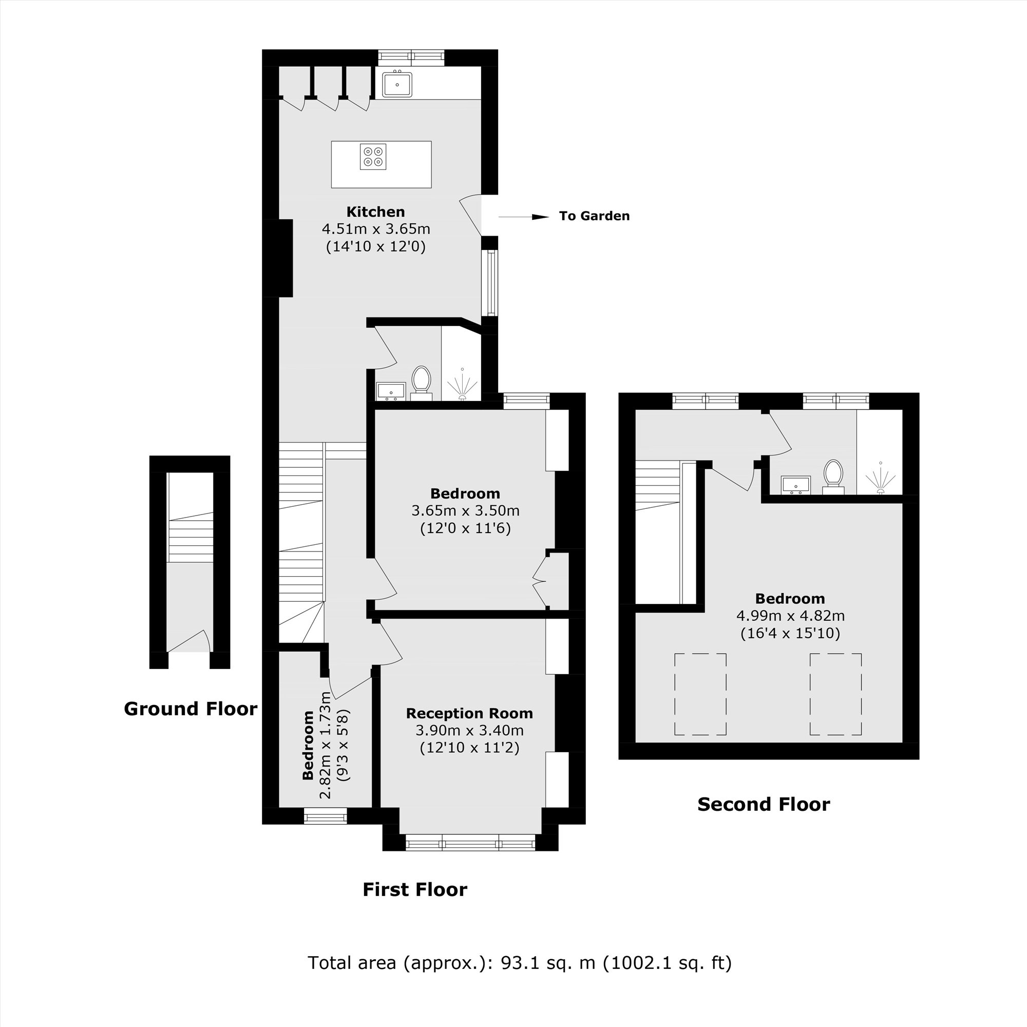 Heaton Road, Mitcham floorplan