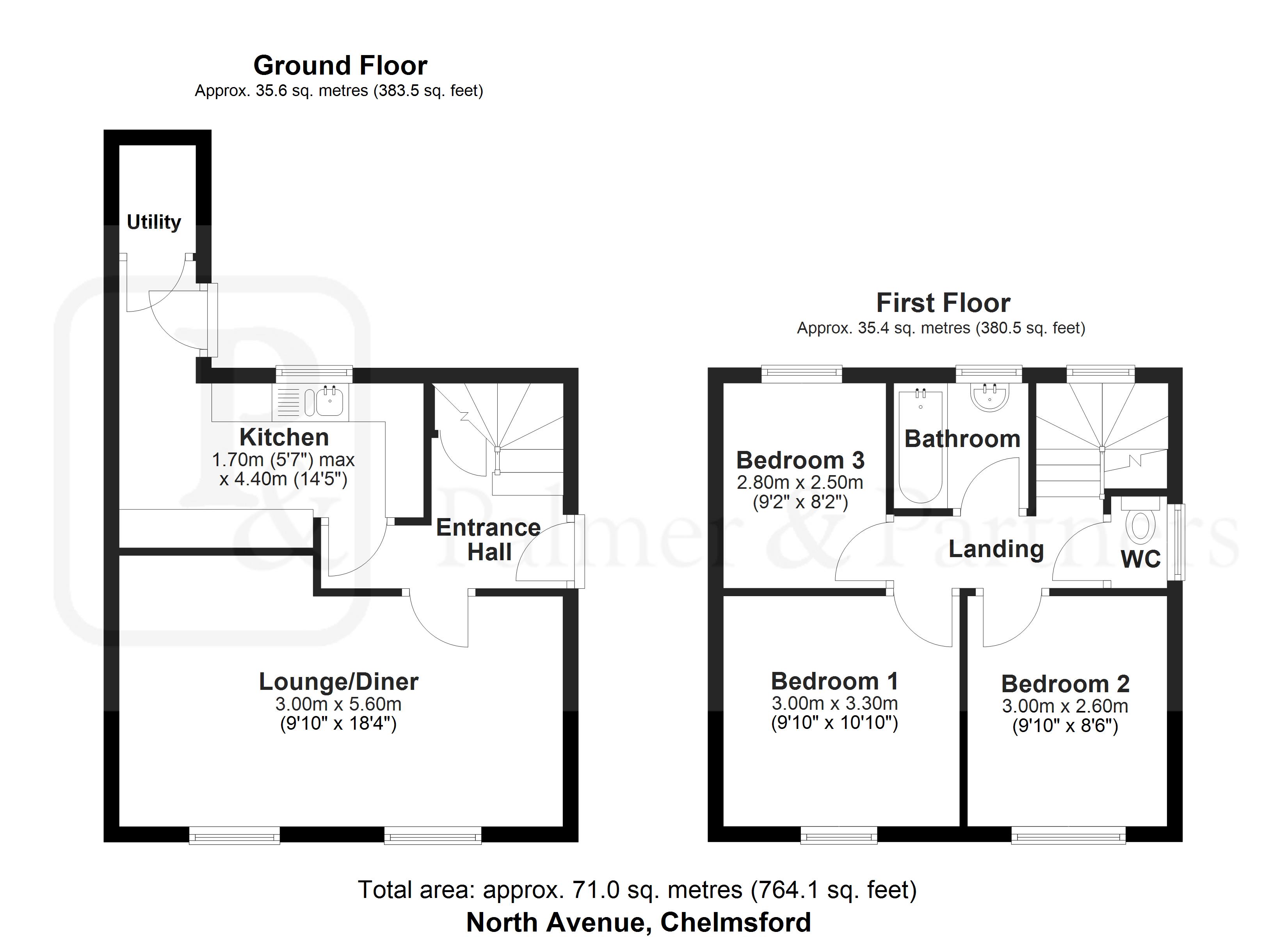 16, North Avenue, Essex floorplan