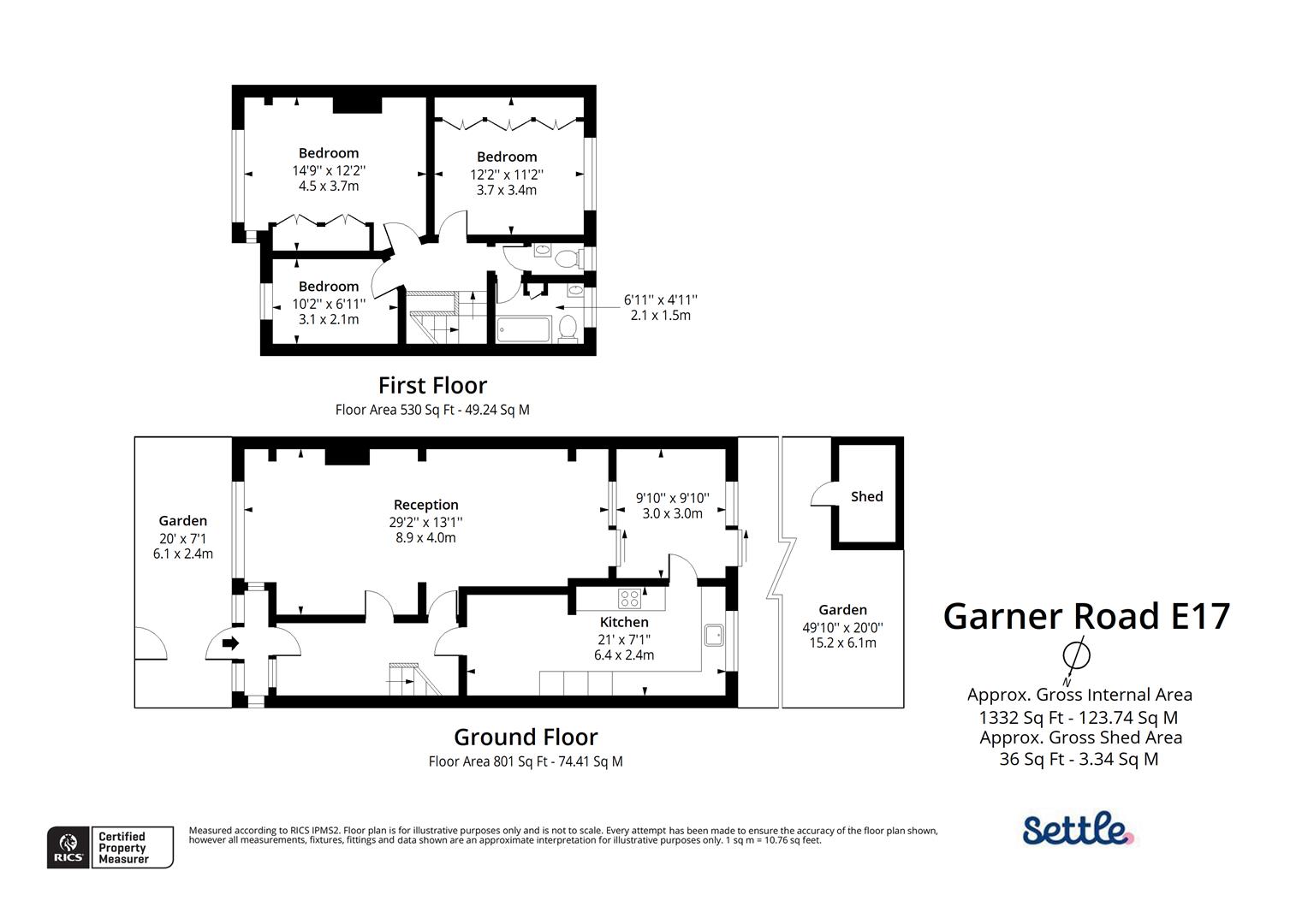 Garner Road, London floorplan