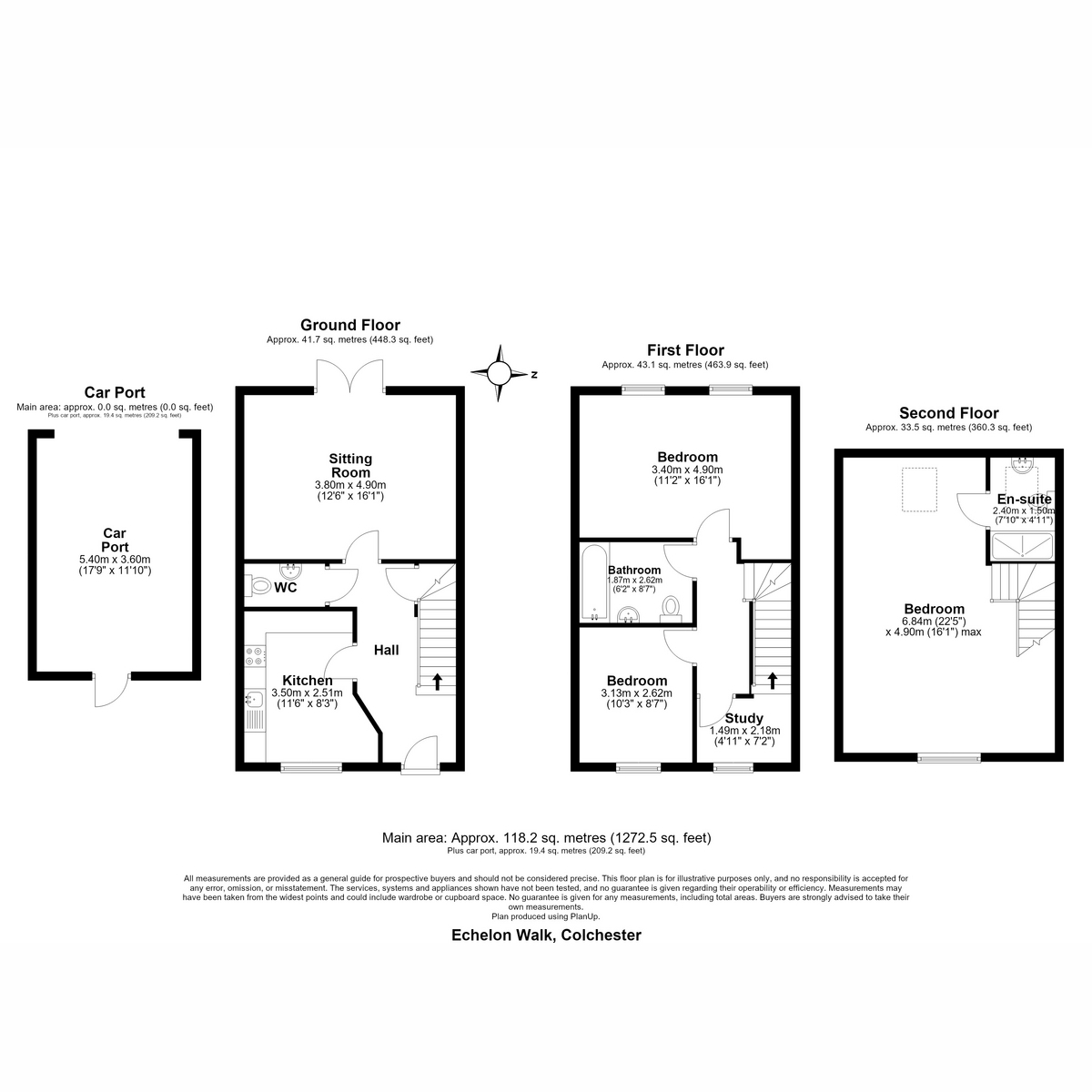 27, Echelon Walk, Colchester floorplan