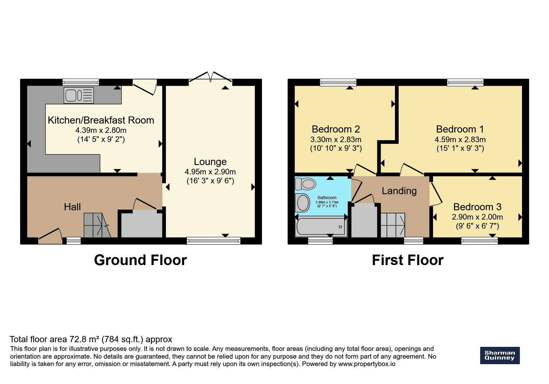 2, Washingley Road, Peterborough floorplan