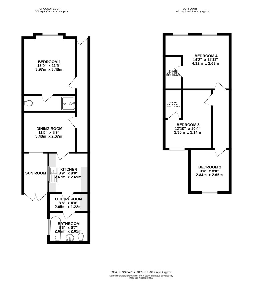 39 Stonegate, Spalding floorplan