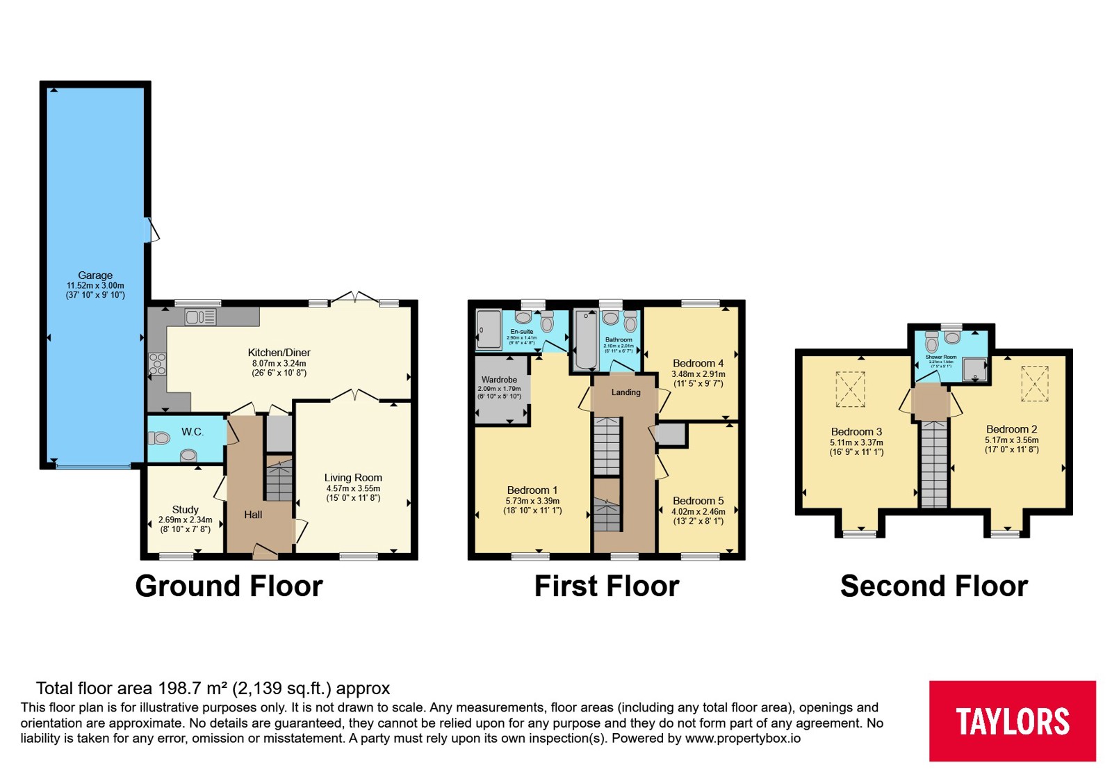 18, Walton Grove, Bedfordshire floorplan