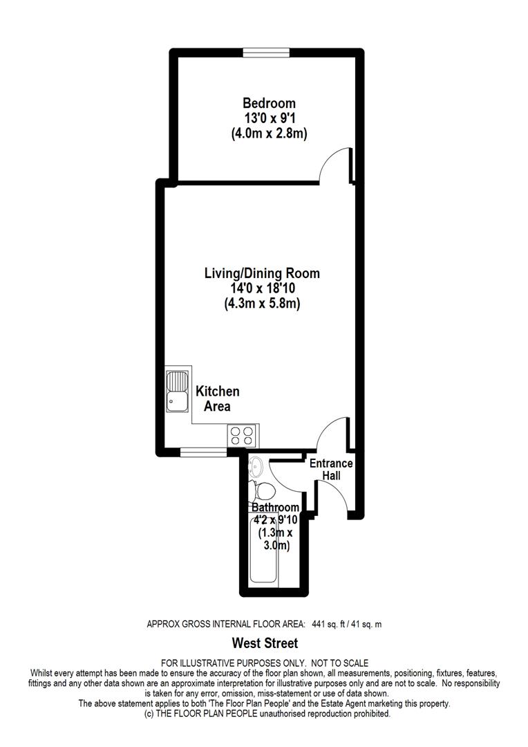 1 Bedrooms Flat to rent in West Street, Sittingbourne ME10