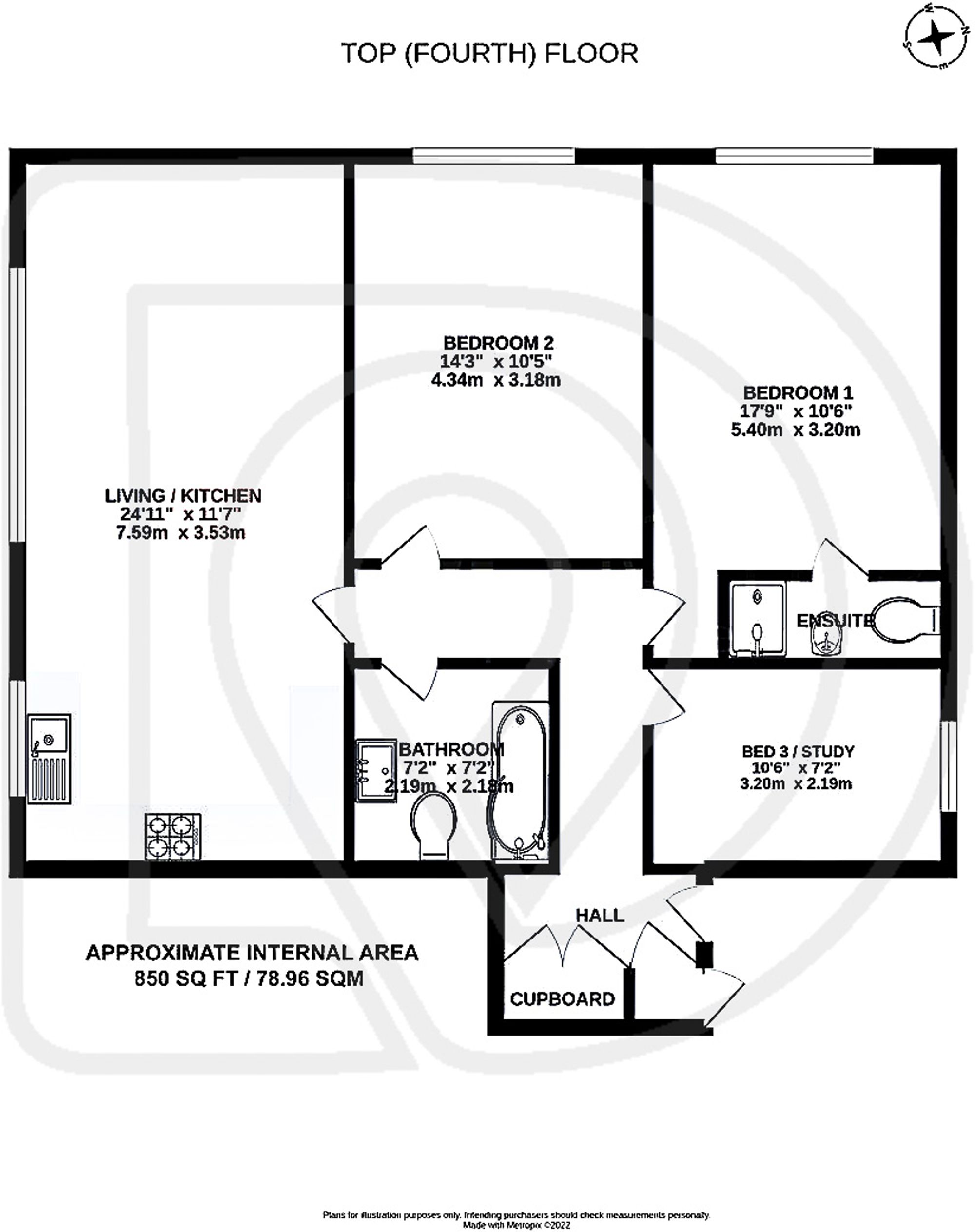 30 Kipling Court Paddockhall Road, Haywards Heath floorplan