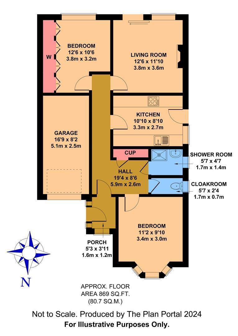 43, Links Drive, Bexhill-on-Sea floorplan
