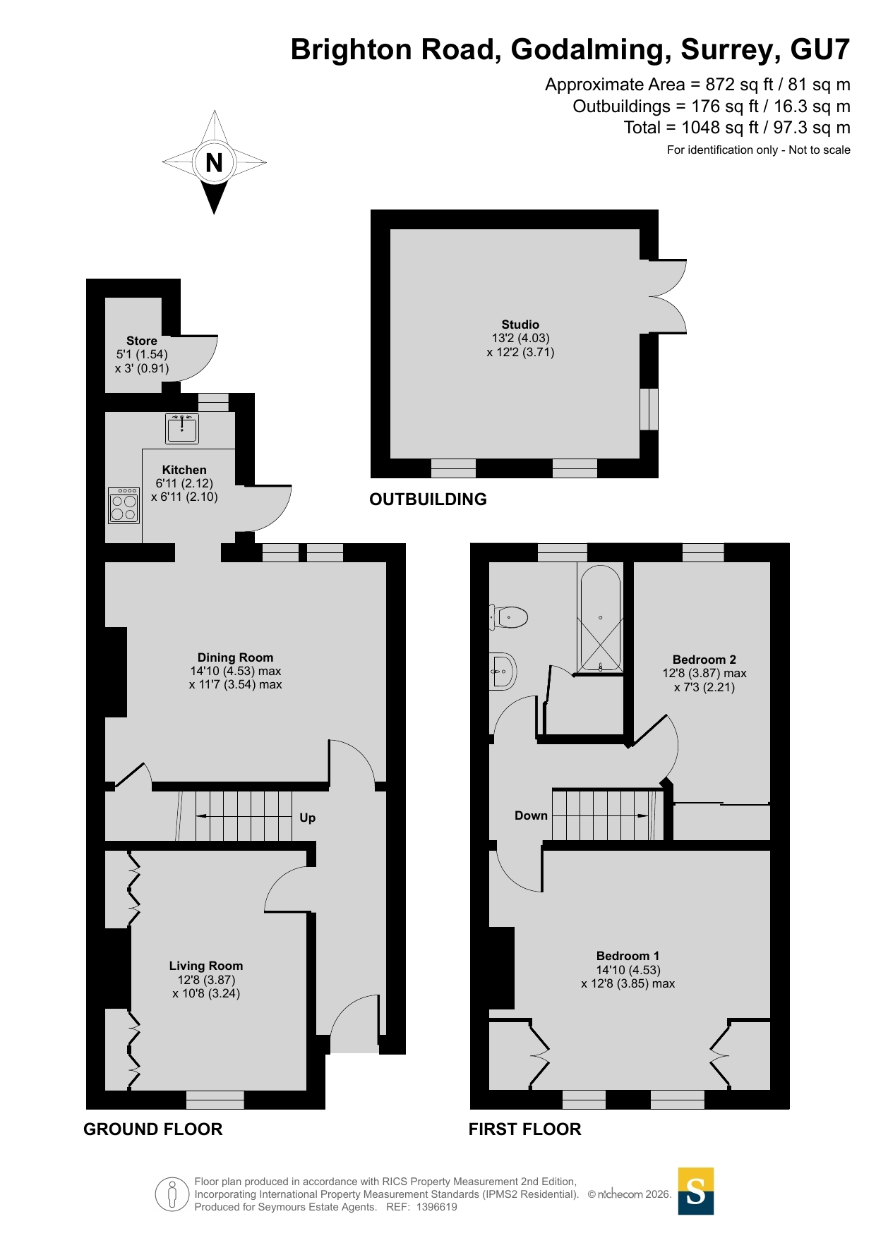 Brighton Road, Godalming, Surrey, GU7 floorplan