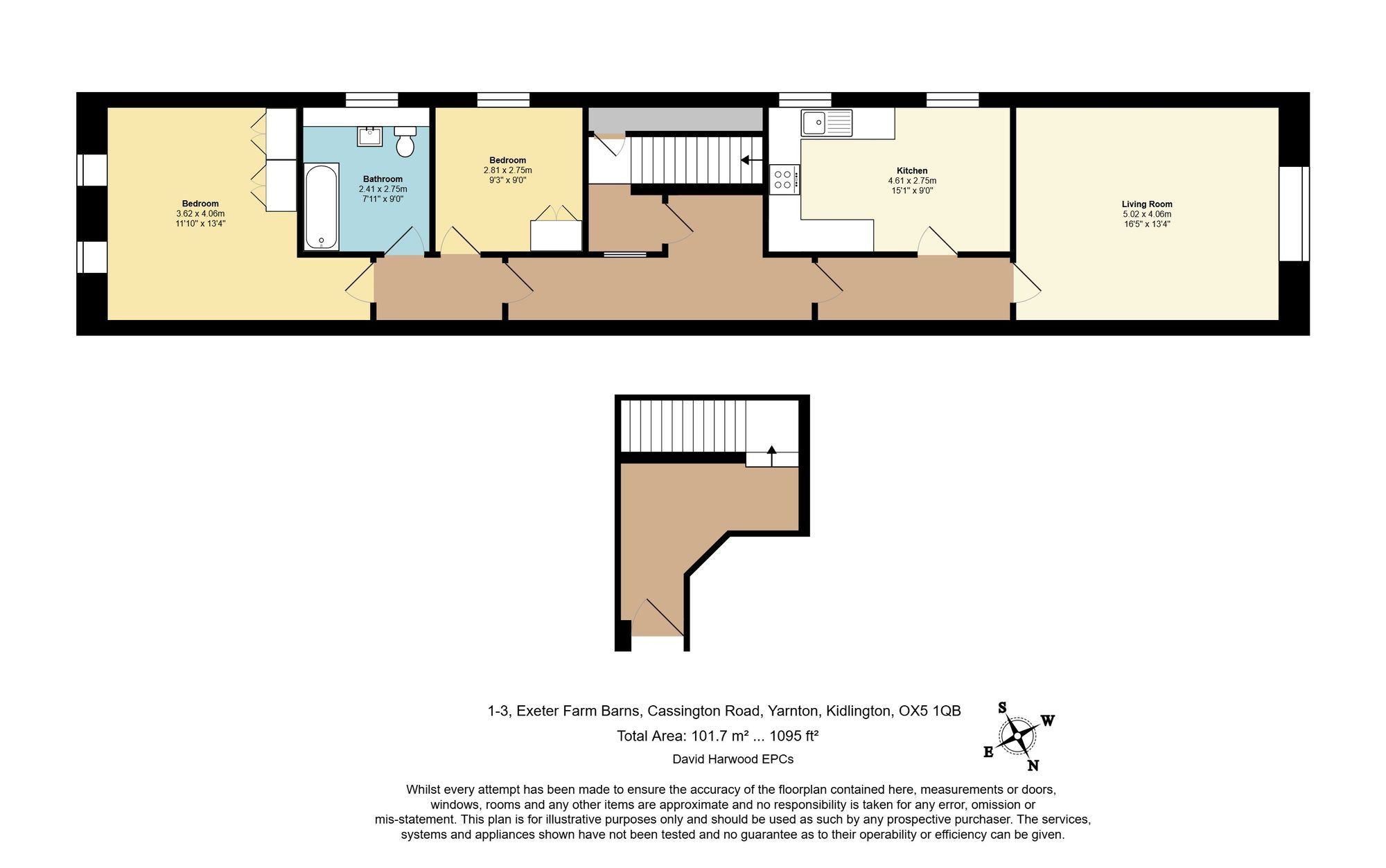 1 Exeter Farm Barns Cassington Road, Kidlington floorplan