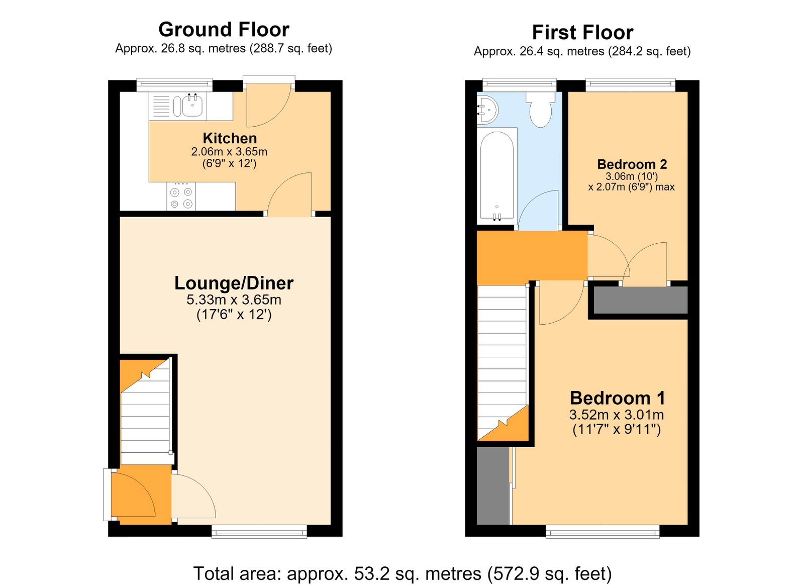 15, Brynawel, Caerphilly floorplan
