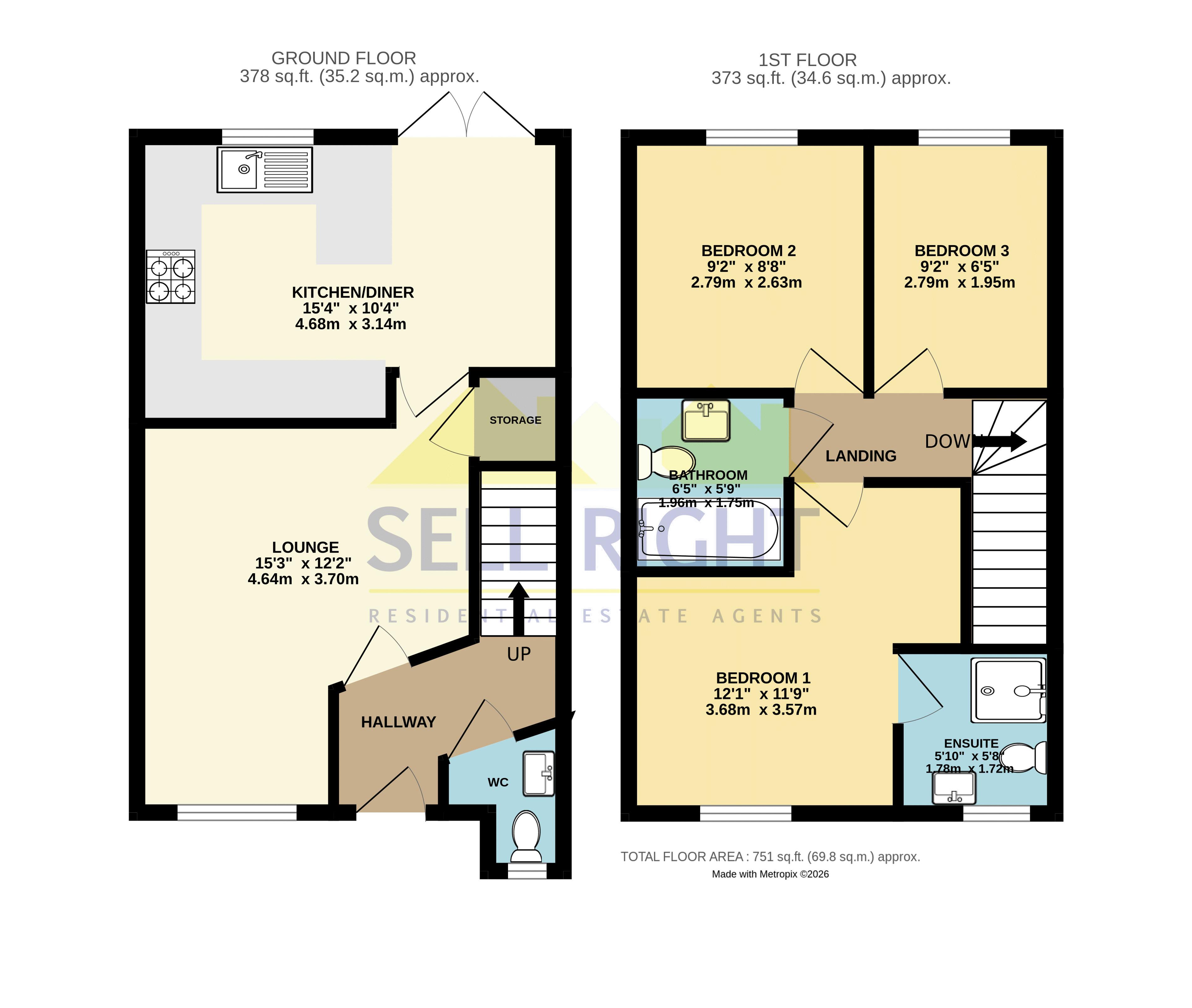 122, Dyffryn Y Coed, Pontypridd floorplan