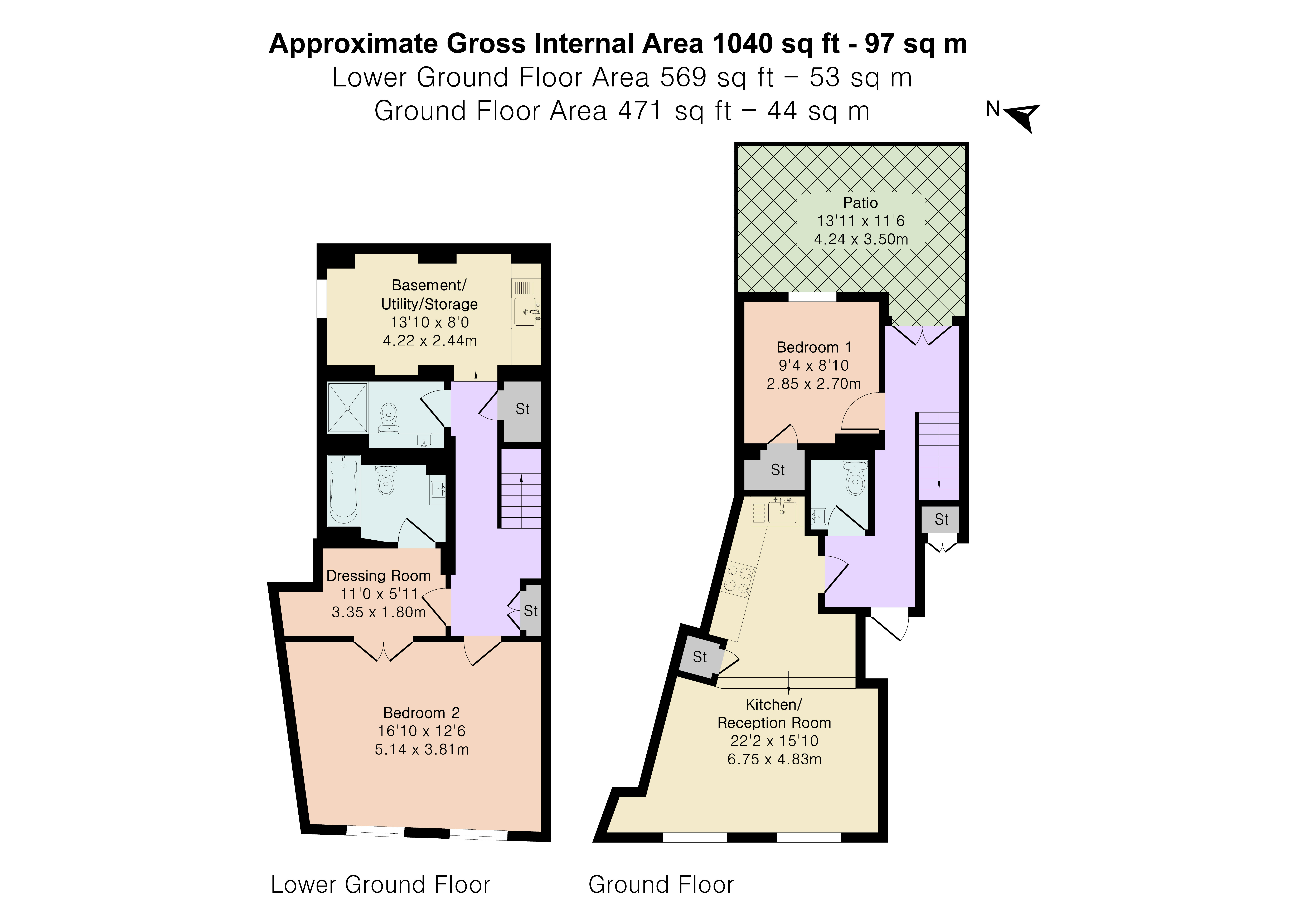 Flat 4, 362, Kingsland Road, London floorplan