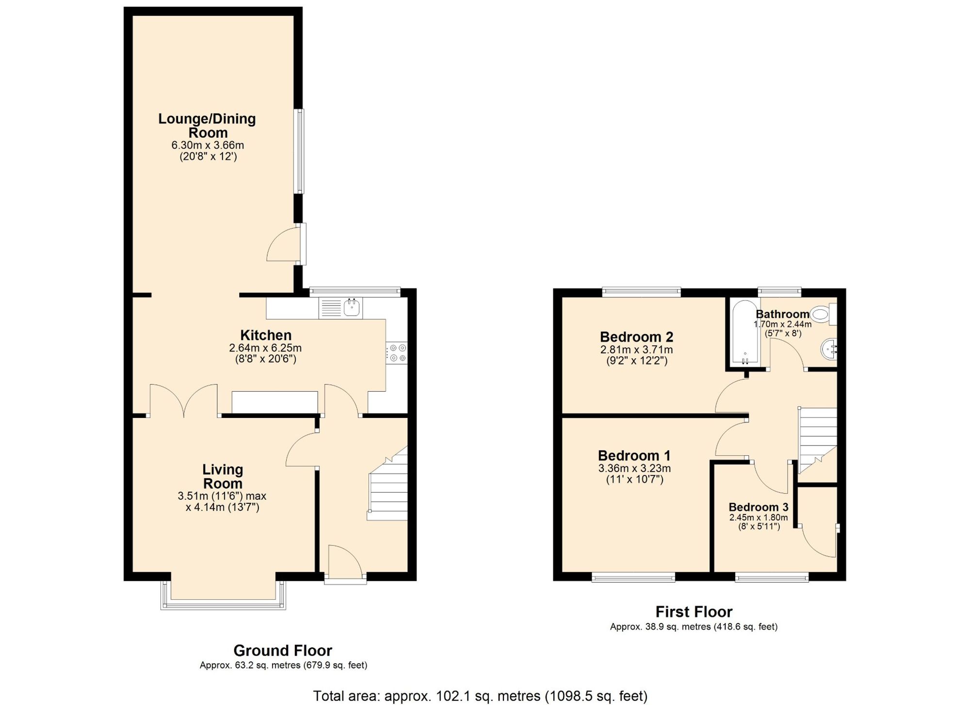 231 Richmond Road, Accrington floorplan
