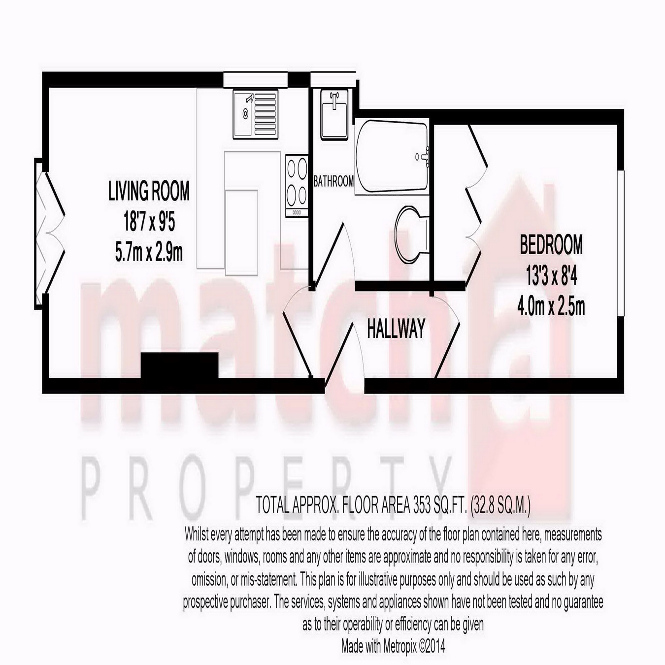 1 Bedrooms Flat to rent in Mount Avenue, Ealing, London W5