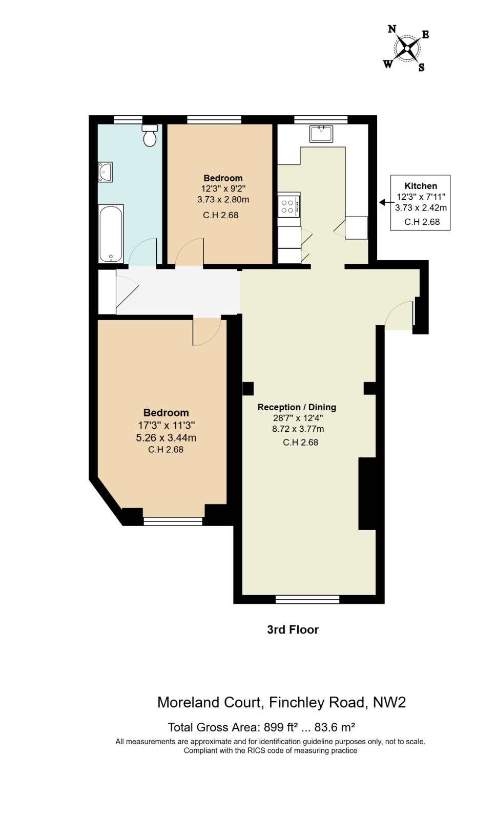 23, Moreland Court, London floorplan