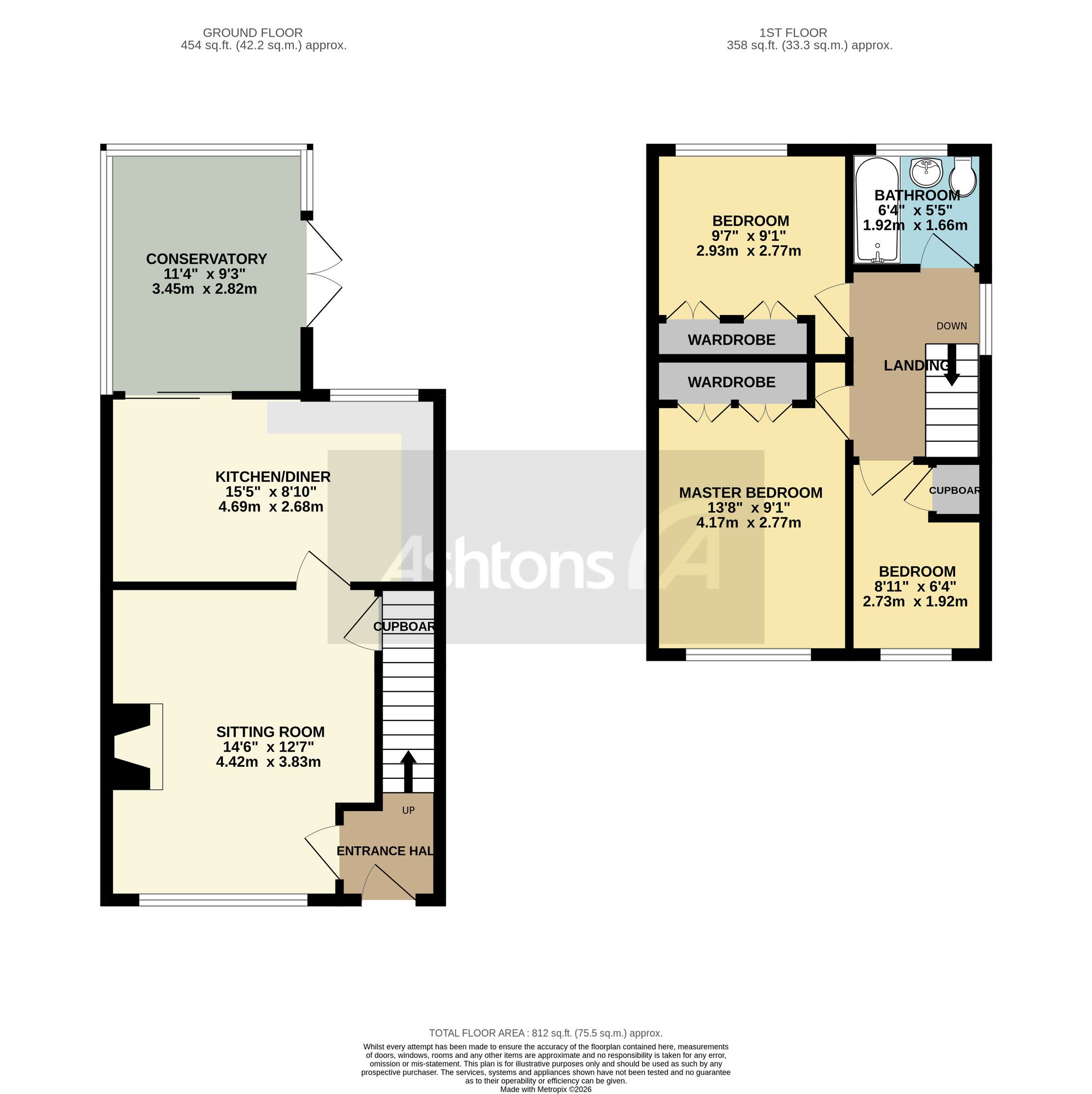 12 Nairn Close, Warrington floorplan