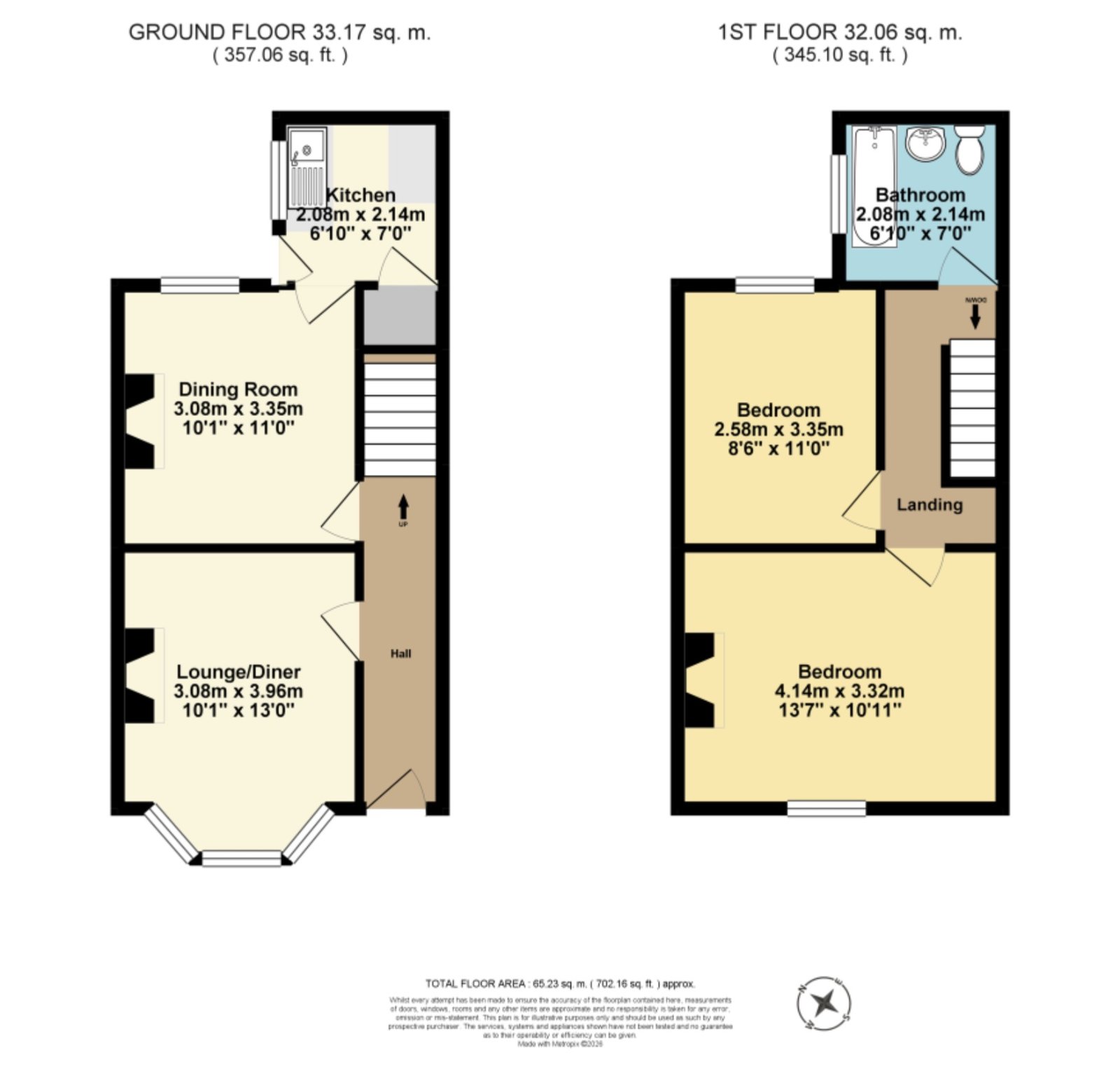 1, Elm Road, Kent floorplan
