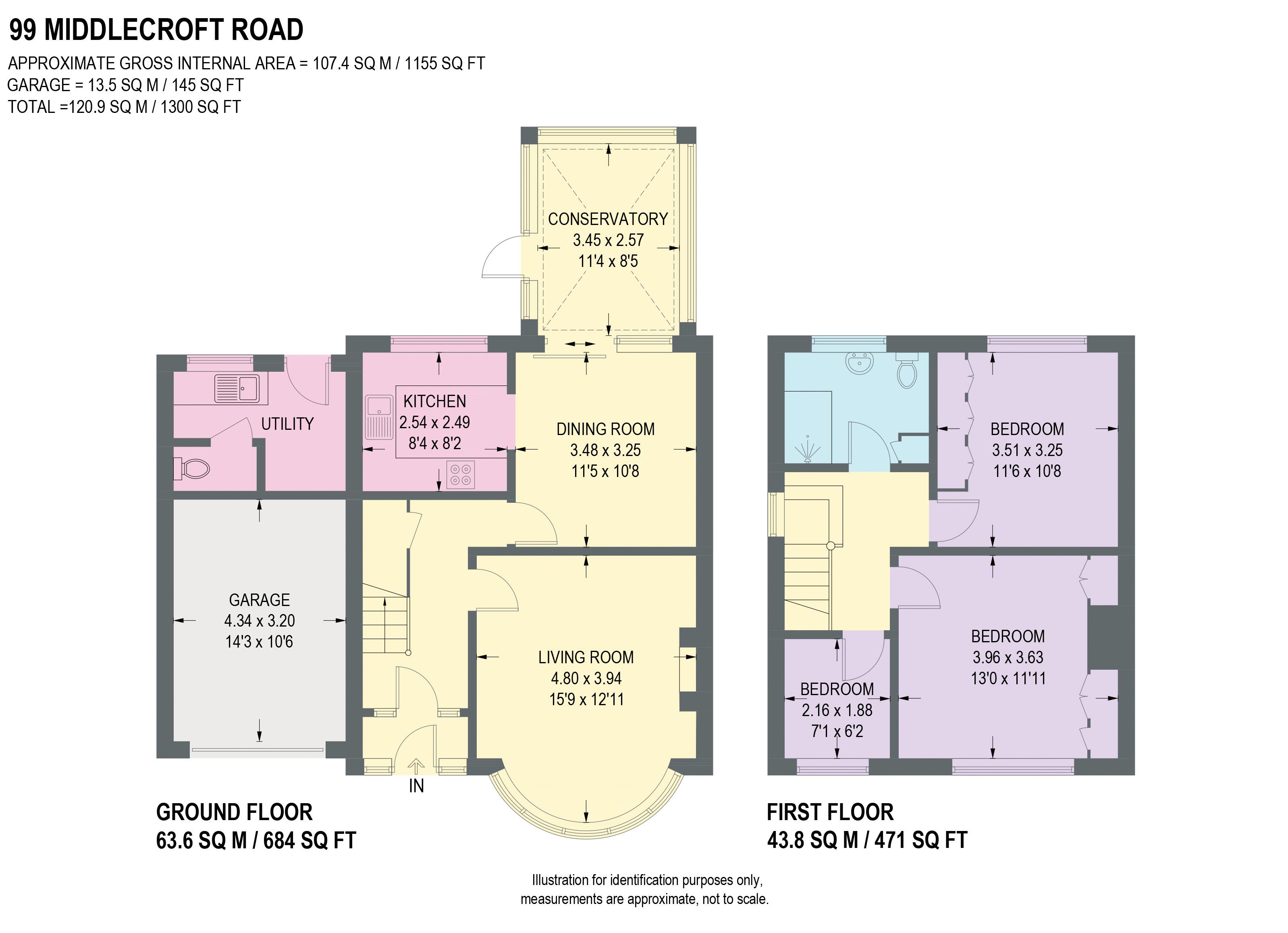 99, Middlecroft Road, Chesterfield floorplan