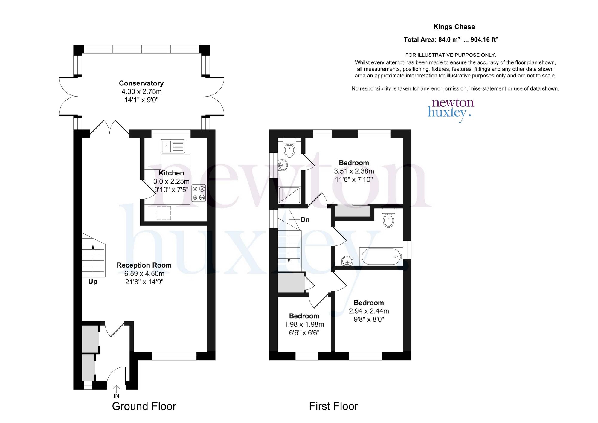 102 Kings Chase, East Molesey floorplan