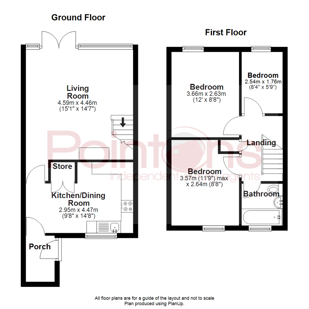29, Silver Walk, Nuneaton floorplan
