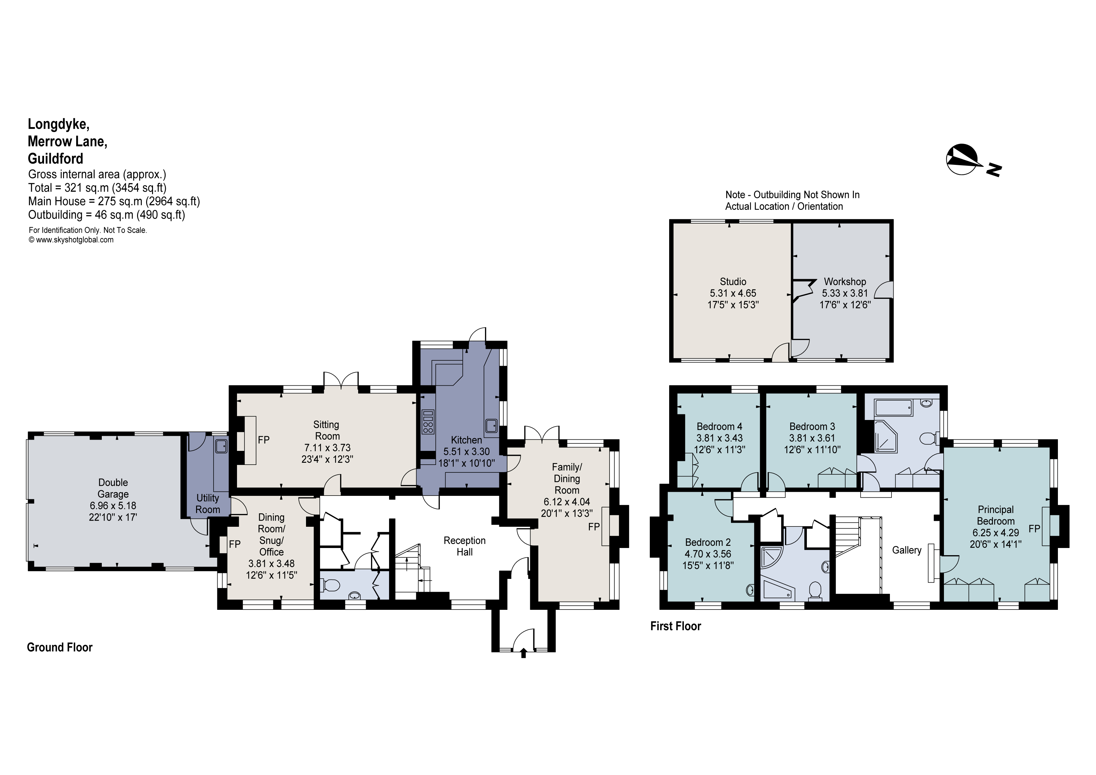 Merrow Lane, Guildford, Surrey GU4, 4 bedroom detached house for sale