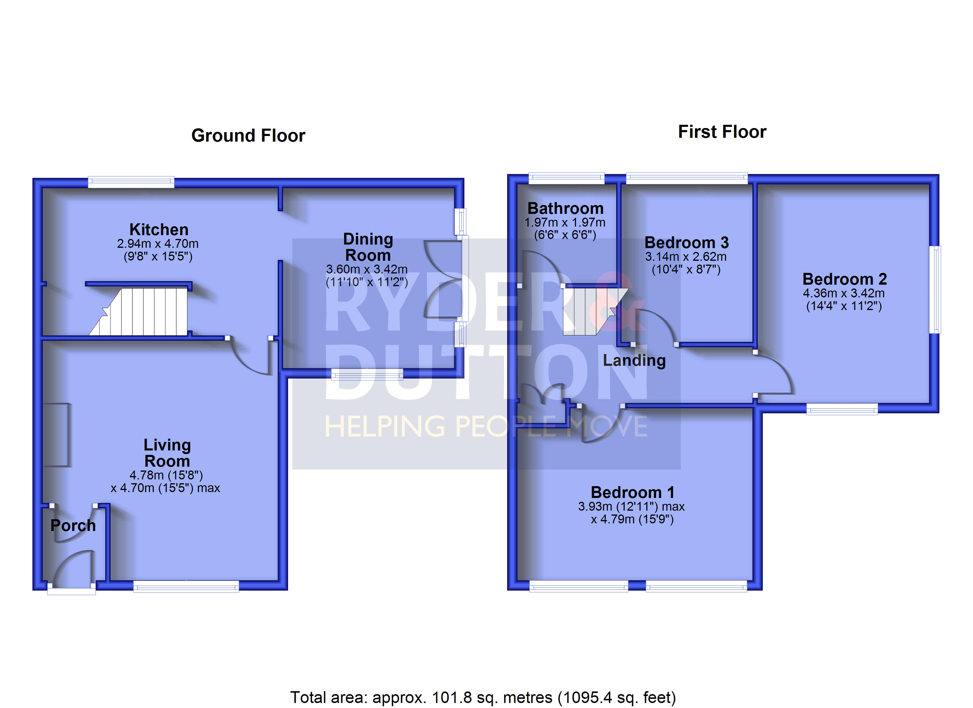 2, Upper Pike Law, Huddersfield floorplan