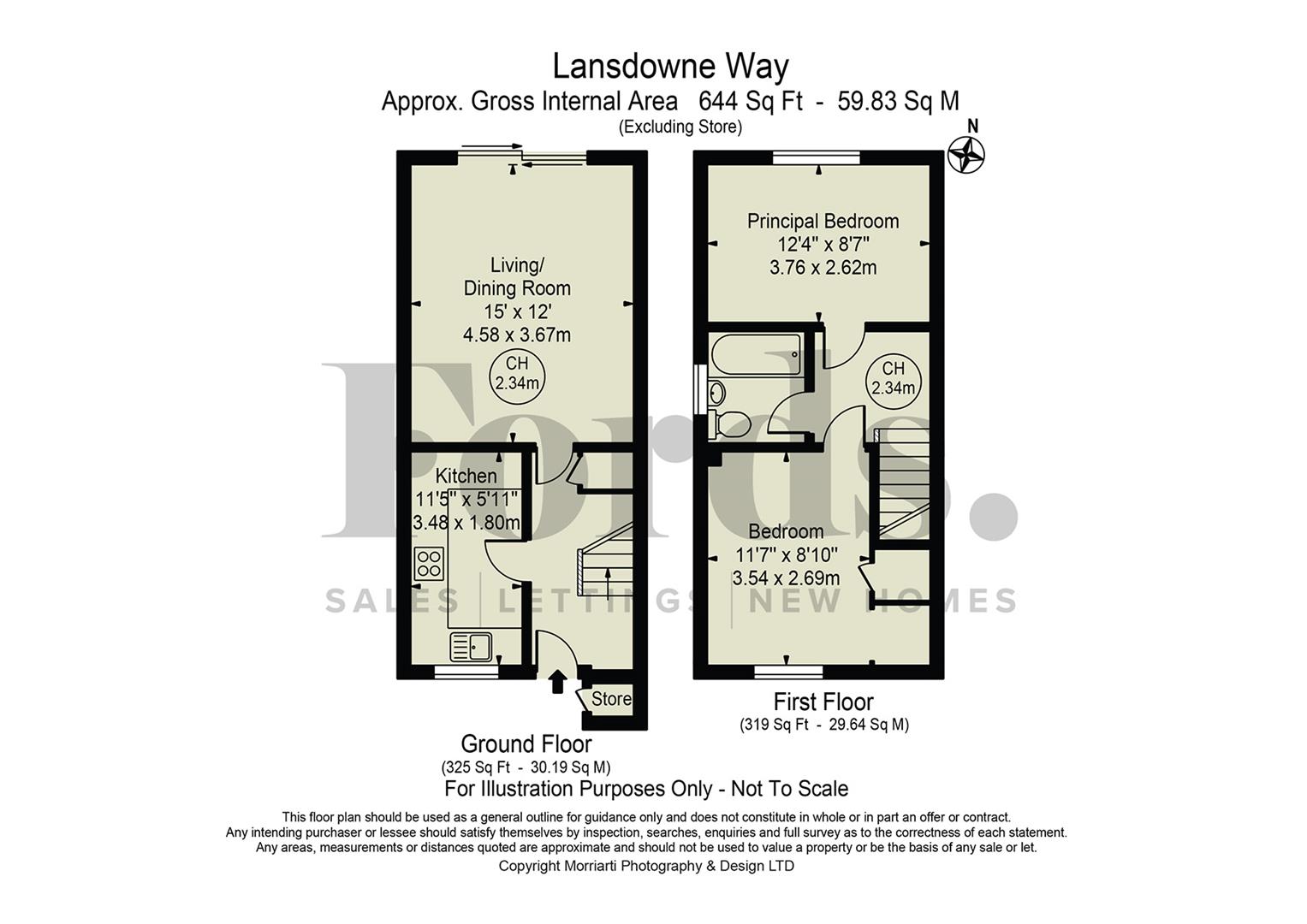 63, Lansdowne Way, High Wycombe floorplan