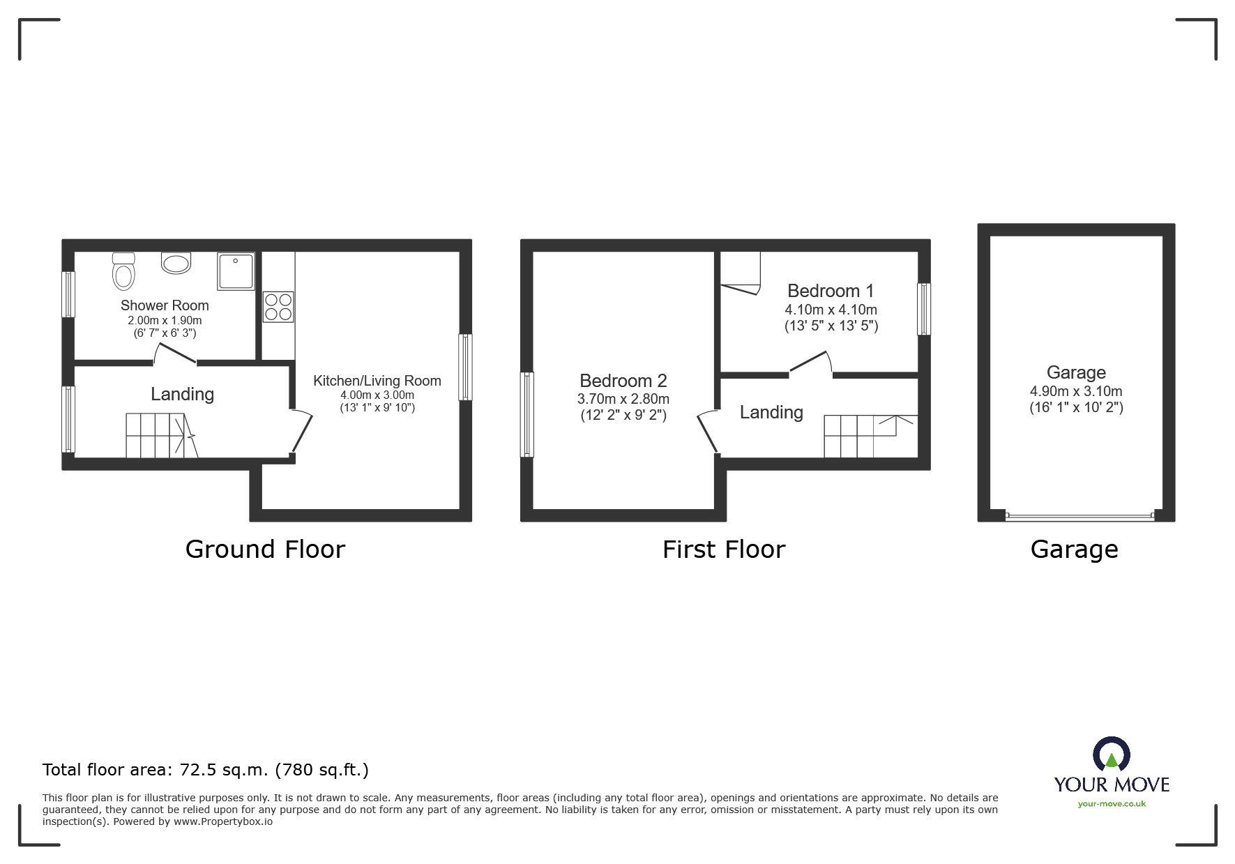 2 The Railway Cottages,, Telford Way, Leicestershire floorplan