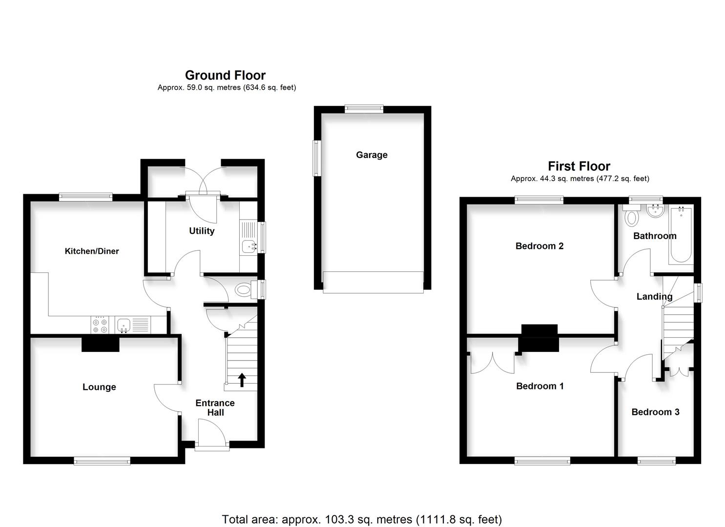 Linden, Gipsy Lane, Knebworth floorplan