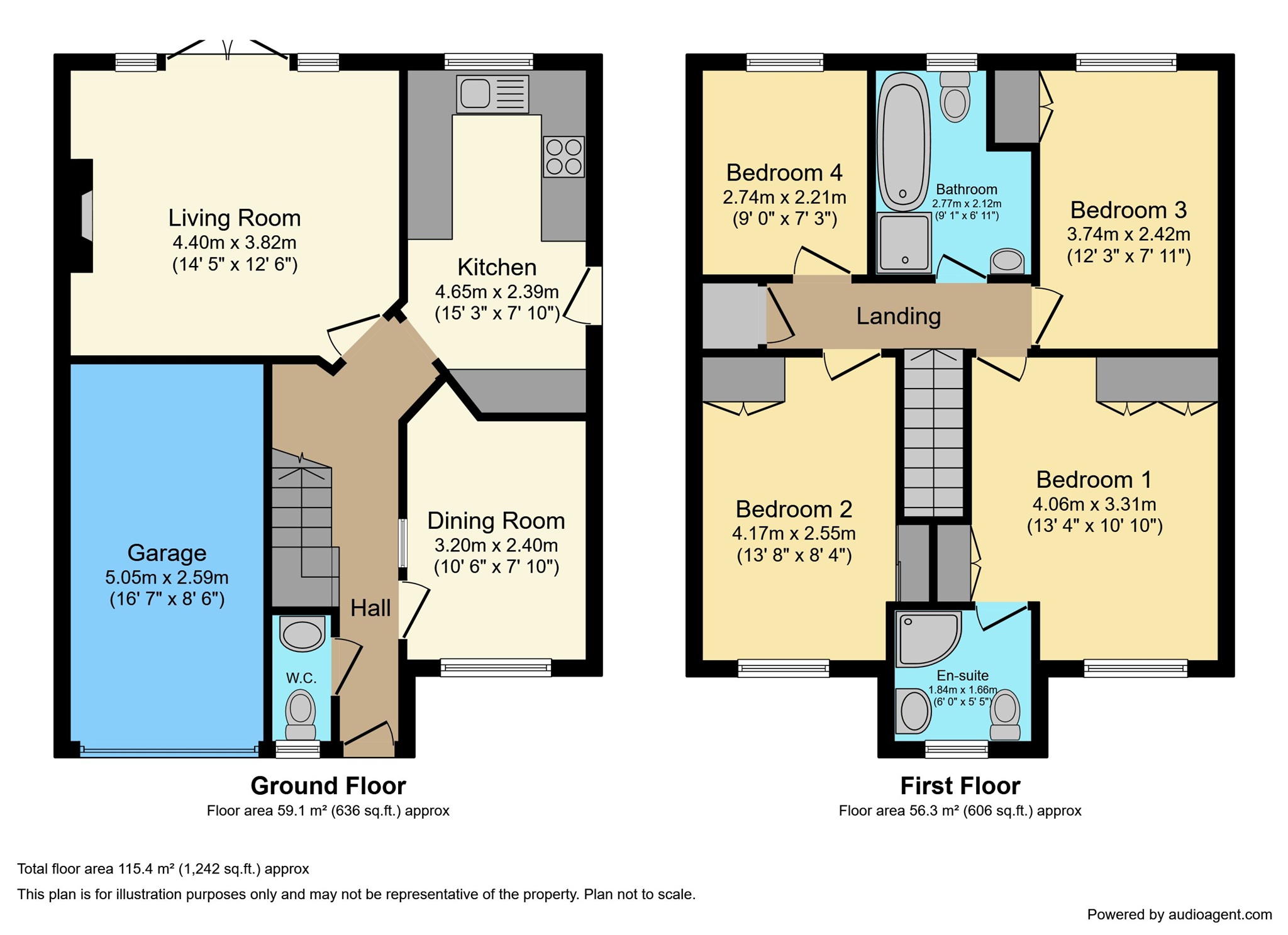 5, Hartwell Grove, Winsford floorplan