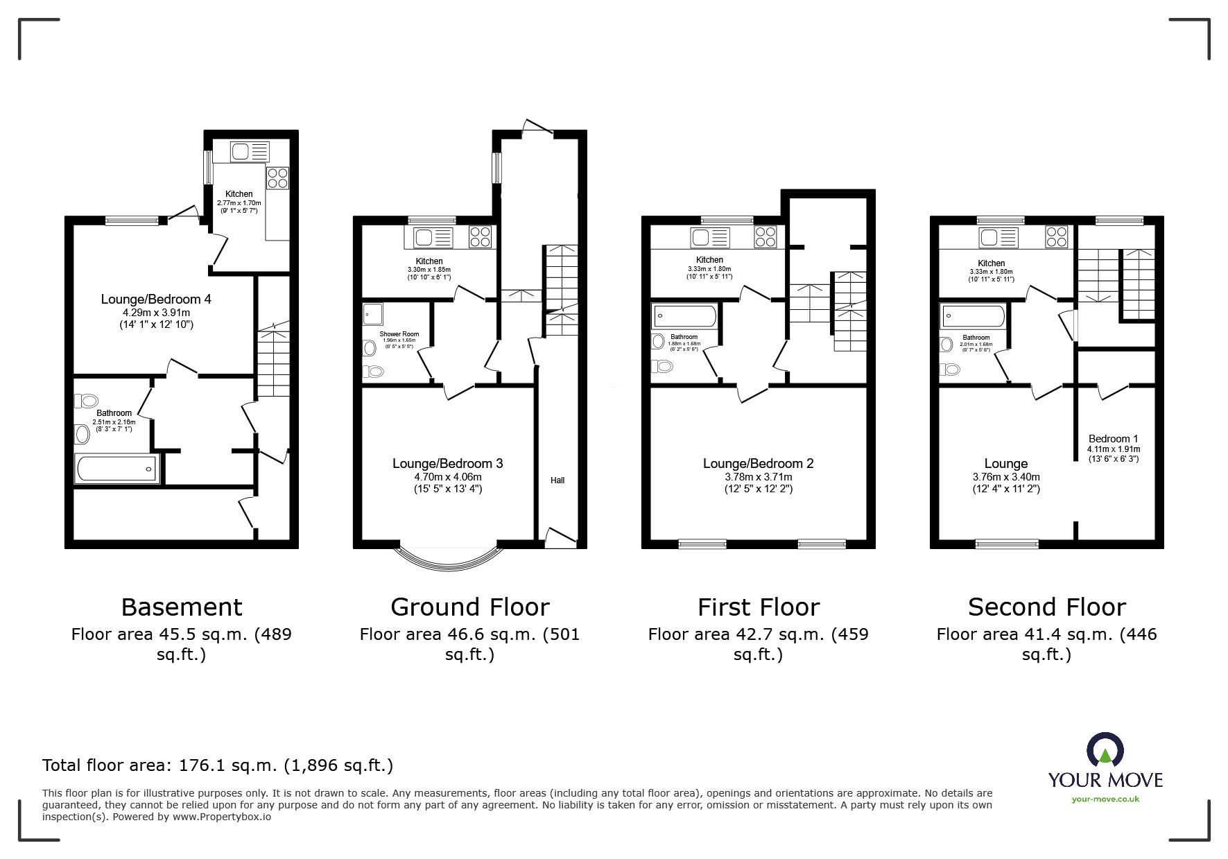 1, Turner Street, Leicestershire floorplan