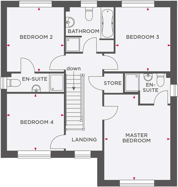 5, Mucklestone Road, Loggerheads, Market Drayton floorplan