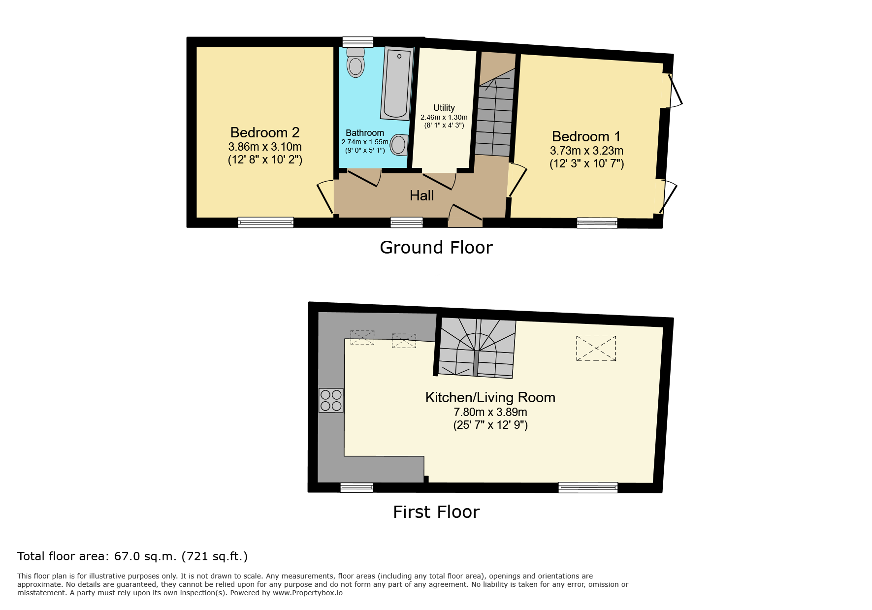 4 The Nook, Markfield floorplan