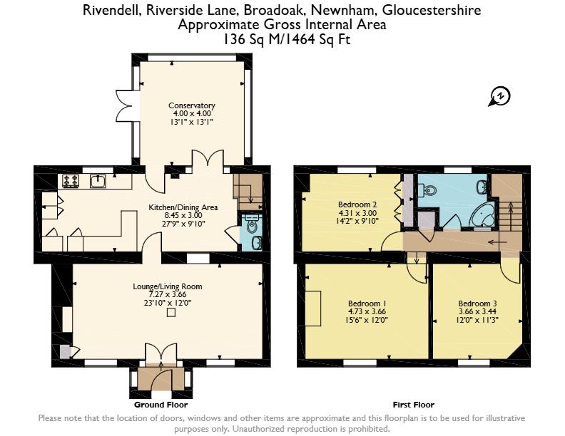 Rivendell, Riverside Lane, Newnham floorplan